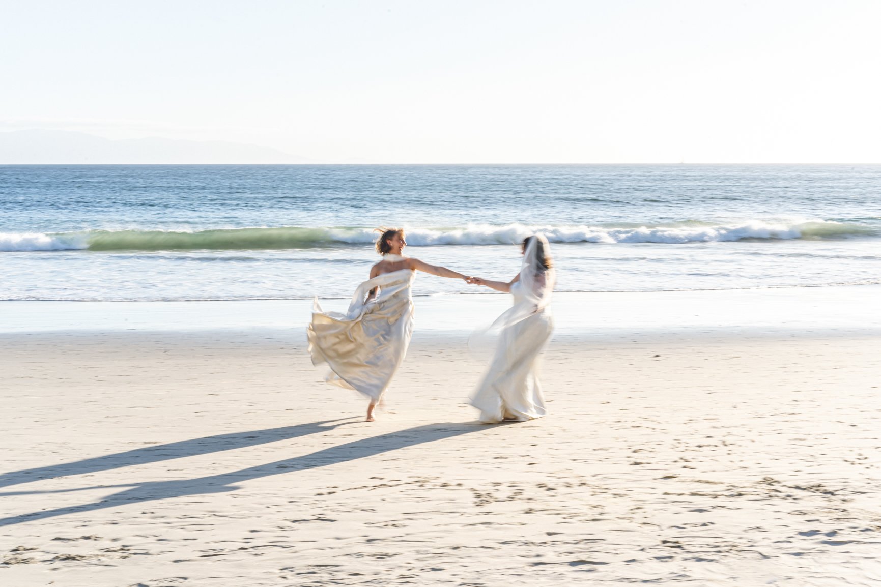 Liz & Danielle's LGBTQ Wedding Beach Portrait at Armony Marival in Punta de Mita, Mexico.