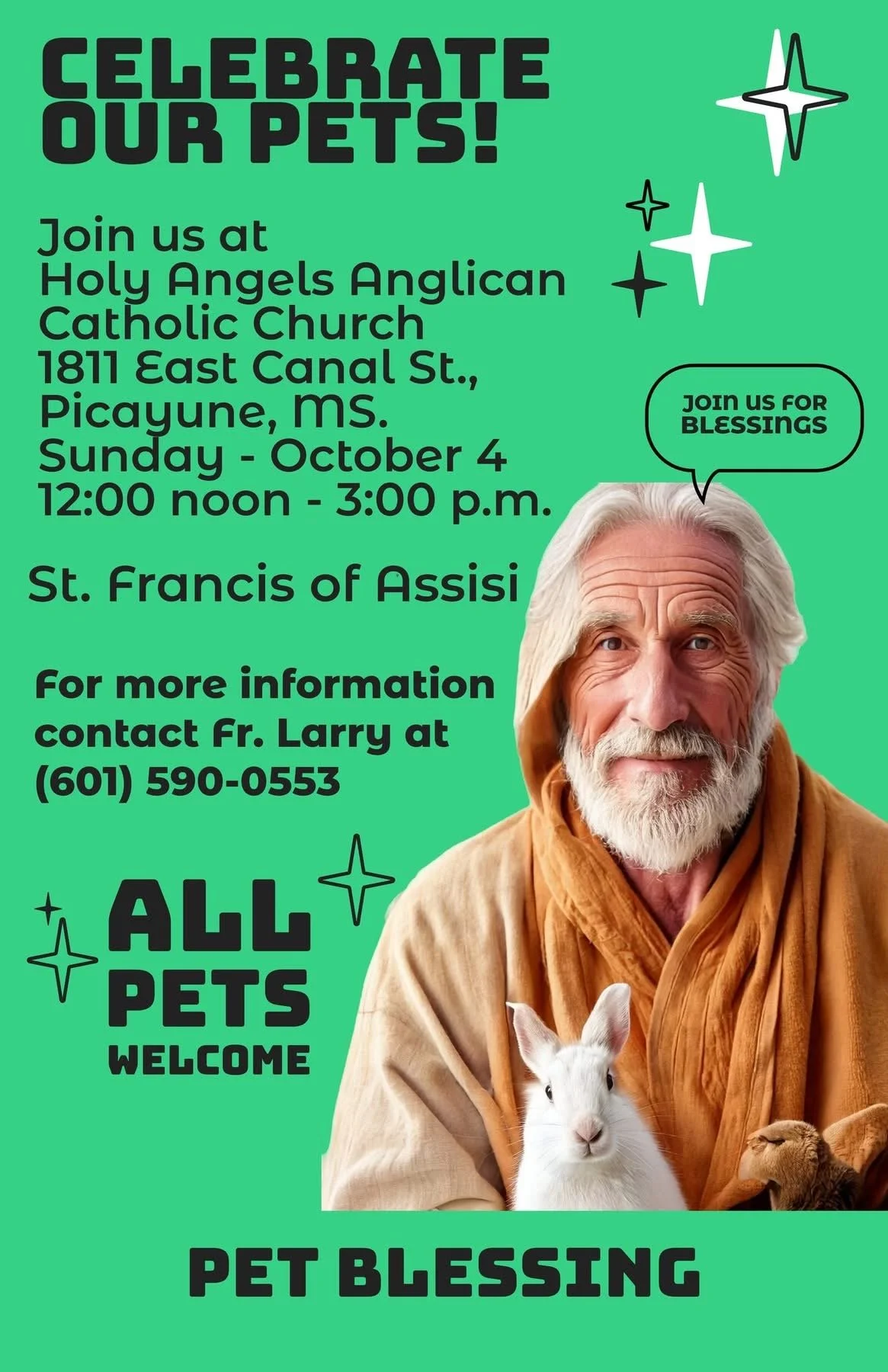 Annual St. Francis Pet Blessing