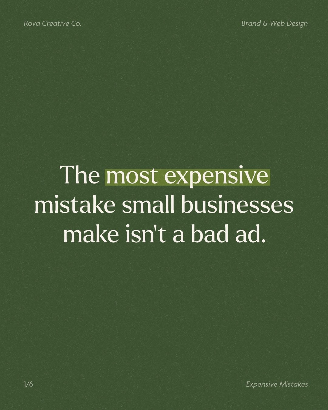The question I wish more people asked before jumping into social or ads: is my brand actually ready for this?

Swipe through to see what I mean.

And if you&rsquo;re not sure where your brand stands, that&rsquo;s exactly what I help with.

#brandstra