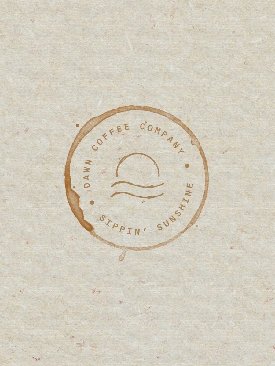 Back from vacation and excited to finally share this one ☕

Meet Dawn Coffee Company.

Inspired by slow mornings, sunshine, and the perfect cup of coffee, this brand combines hand-drawn illustrations, organic textures, and a warm, welcoming identity 