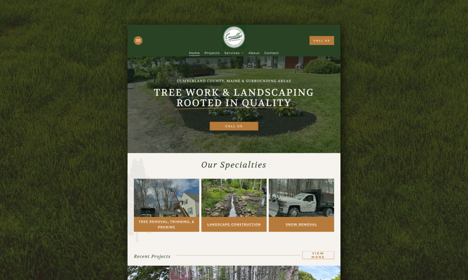 Cassella Enterprises [Website Design]