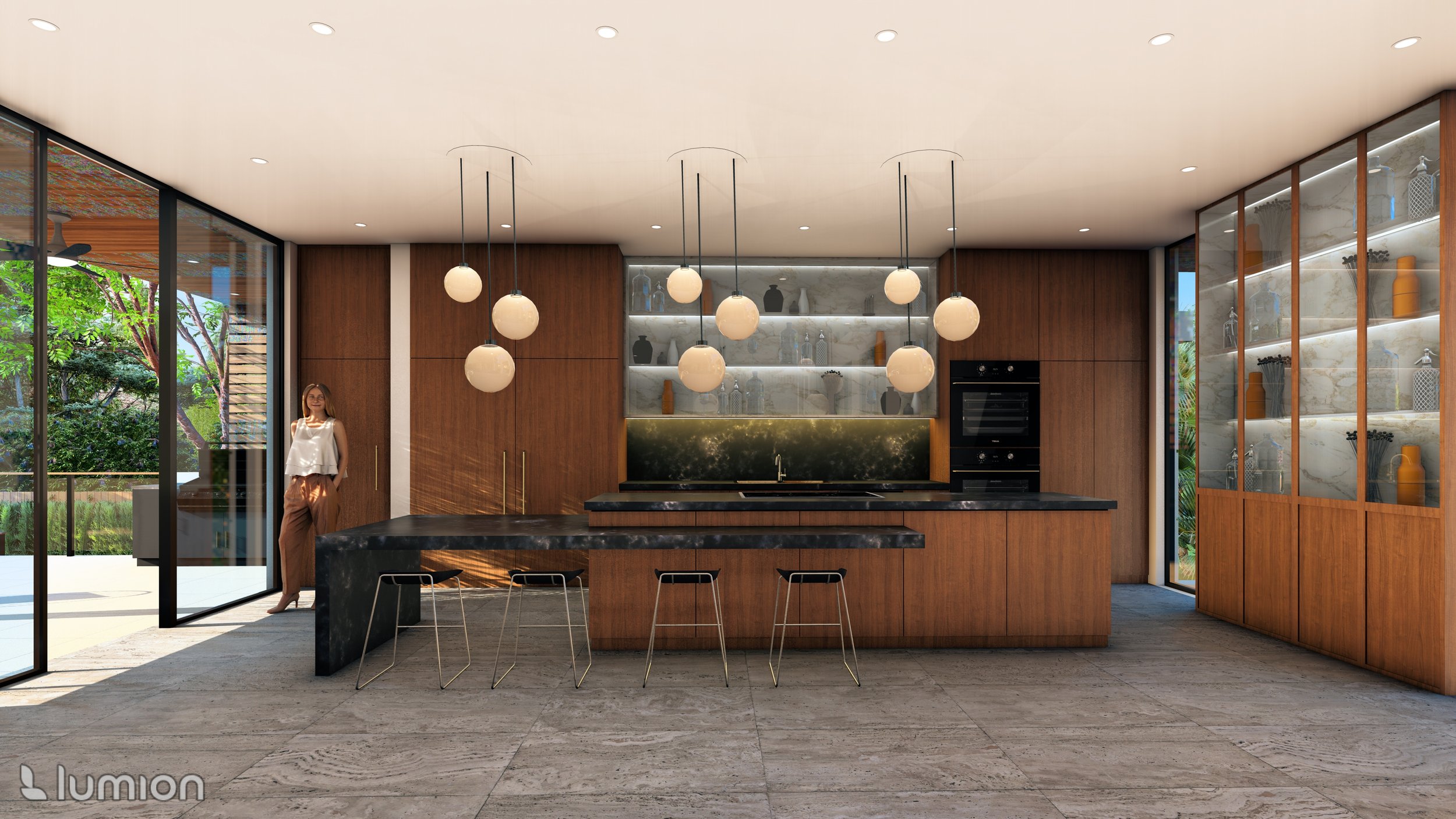 Kitchen Interior Rendering