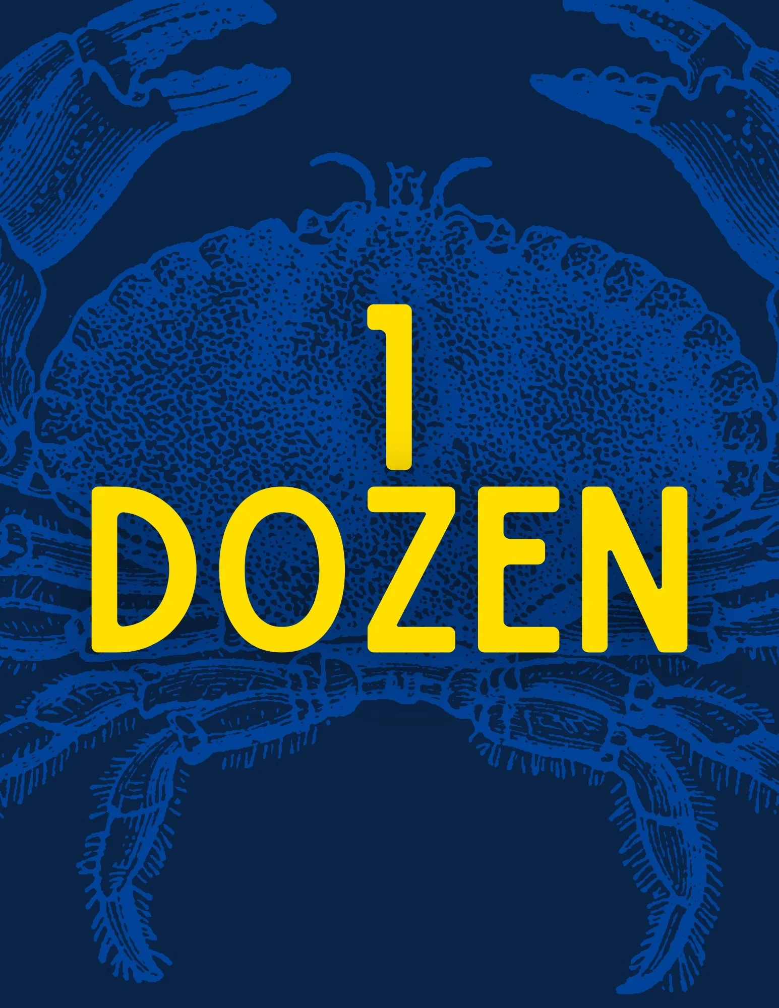 1 Dozen Crabs