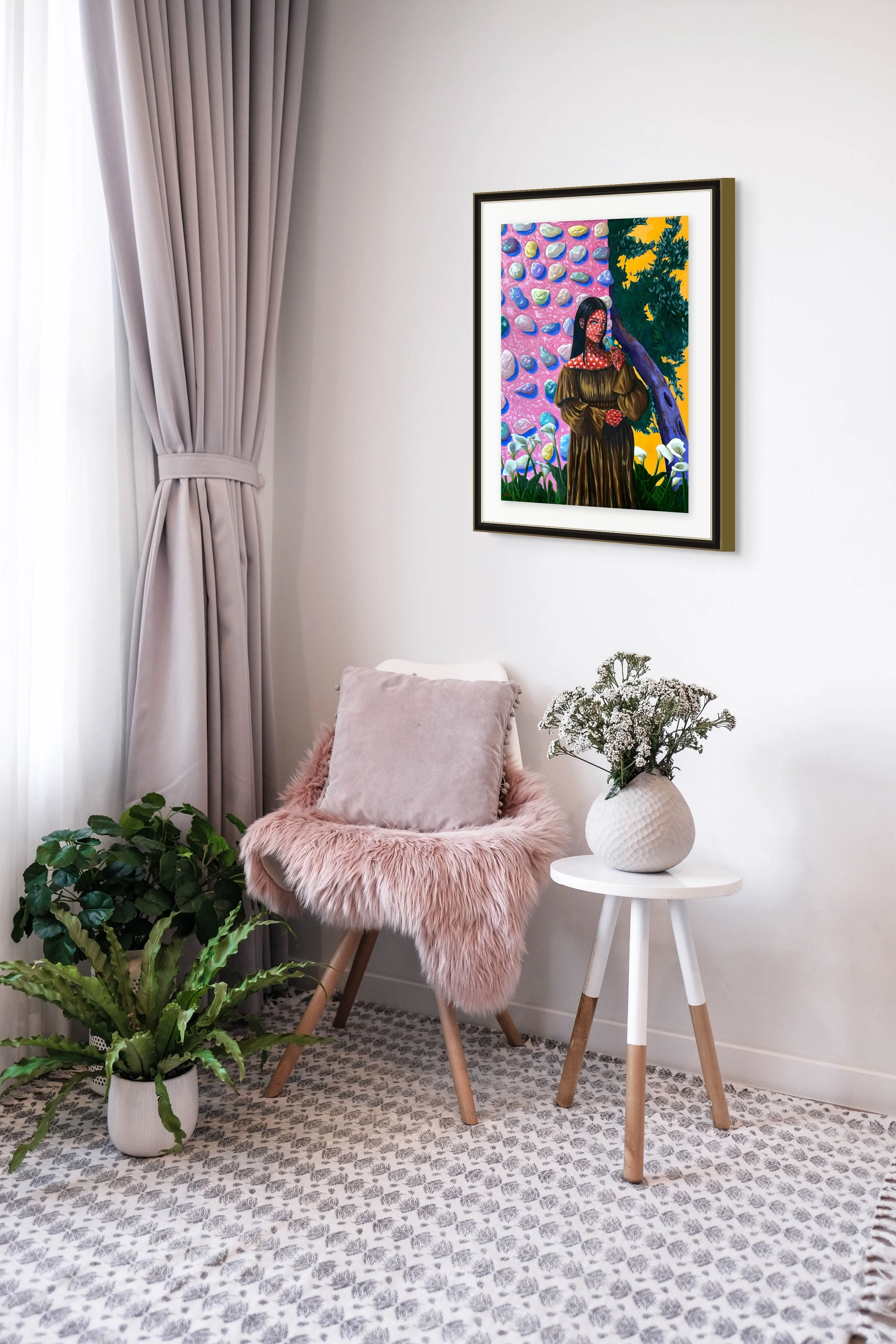 A Princess of Pearls but a Queen of Hearts Print