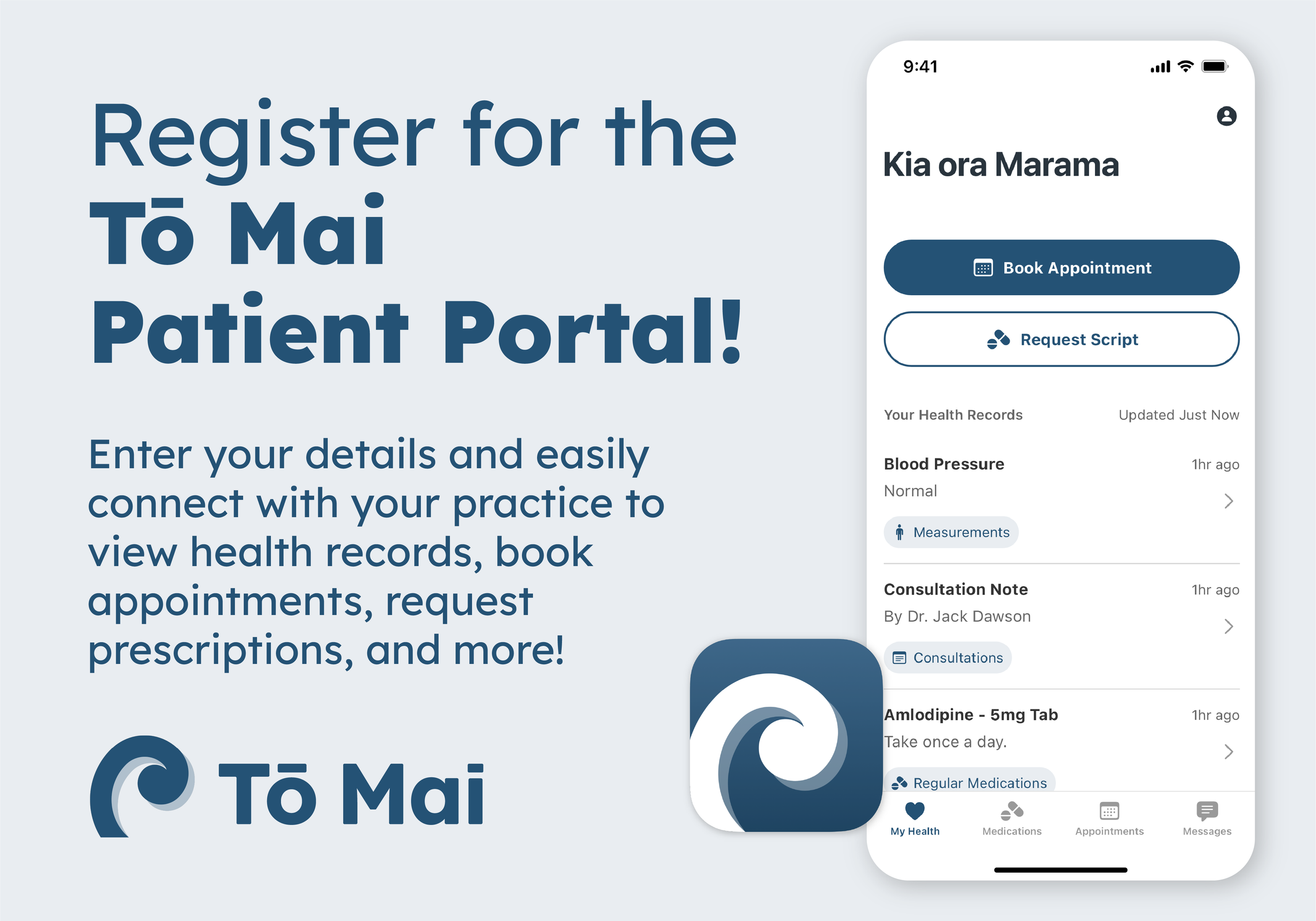 Tō Mai patient portal - available now!