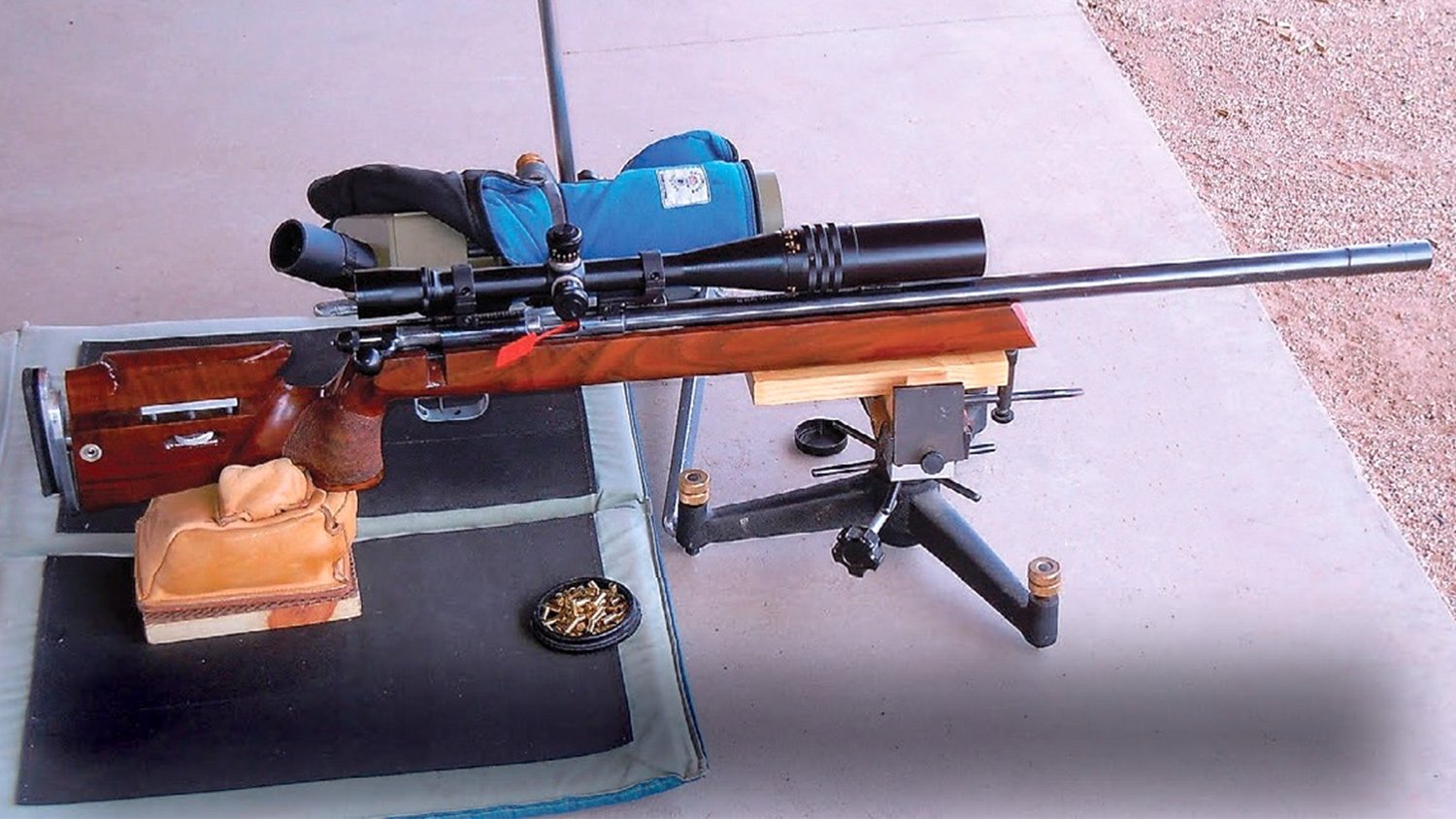 F-Class and benchrest rifle setup
