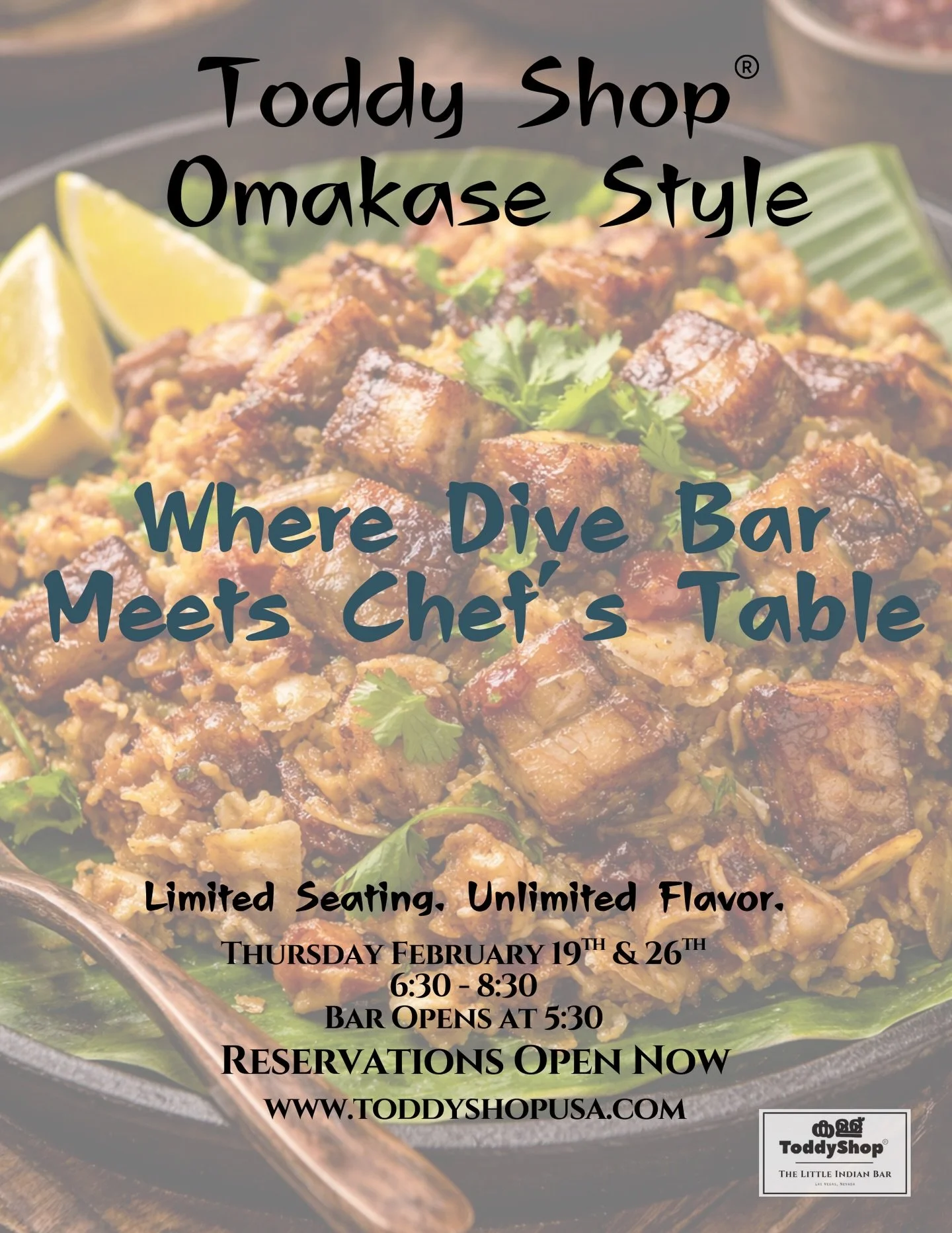 ‼️ Last few seats up for grabs. 

🎟️ Link in Bio to Reserve 

✍🏽 Comment "Omakase" and I will send you the direct ticket link (if your account settings isn't private)

🗓️ Tomorrow Thursday 19th February 

🕰️ 630p

📍 3655 S Durango Driv