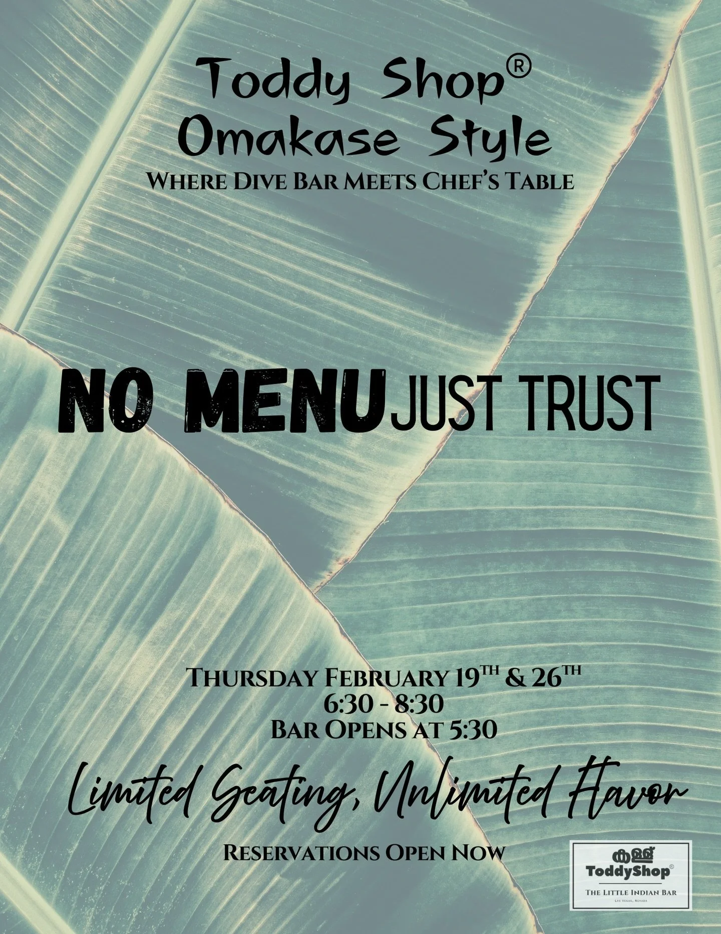 As we enter our final two weeks, we&rsquo;re slowing things down to focus on the craft. Introducing the Toddy Shop Omakase, a curated, multi-course snack experience that brings a touch of Kyoto to the Kerala coast.For the next two Thursdays , we&rsqu