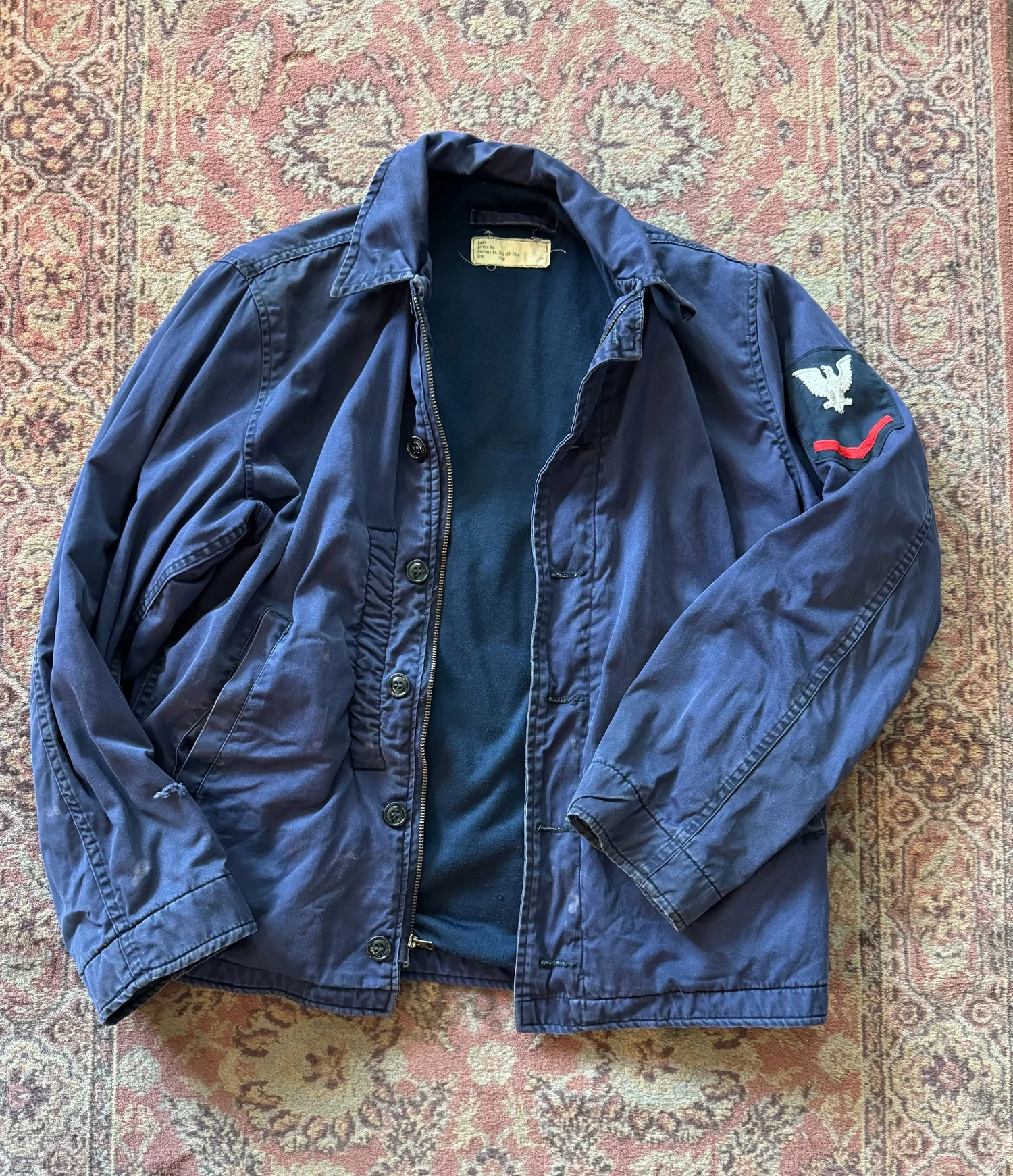 Vintage Vietnam Era US Navy N4 Deck Jacket — D&W Curated Vintage