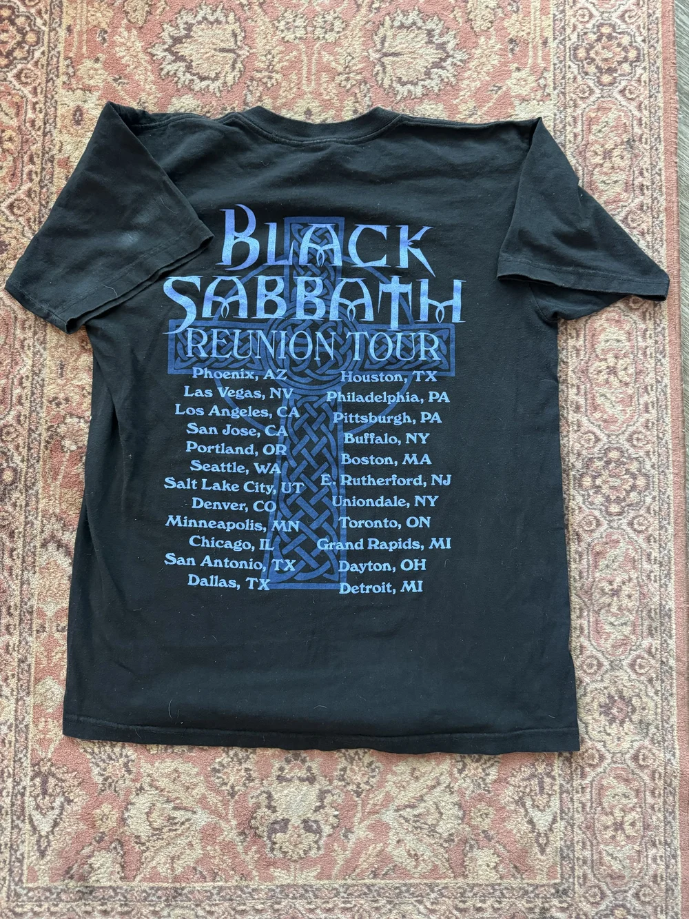 Vintage Black Sabbath 1999 Reunion Tour T-Shirt — D&W Curated Vintage
