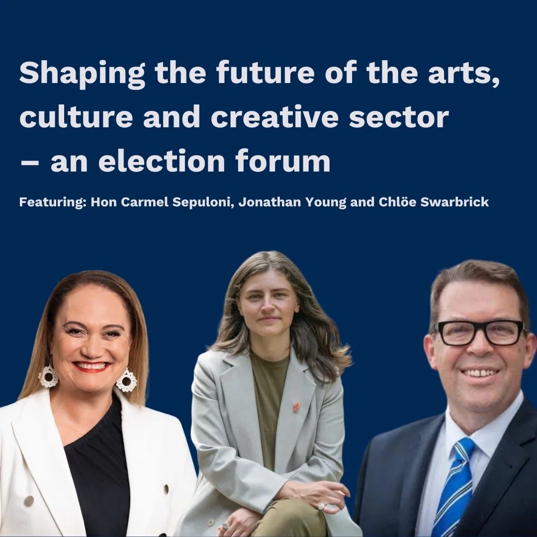 "Shaping the future of the arts, culture and creative sector – an election forum"