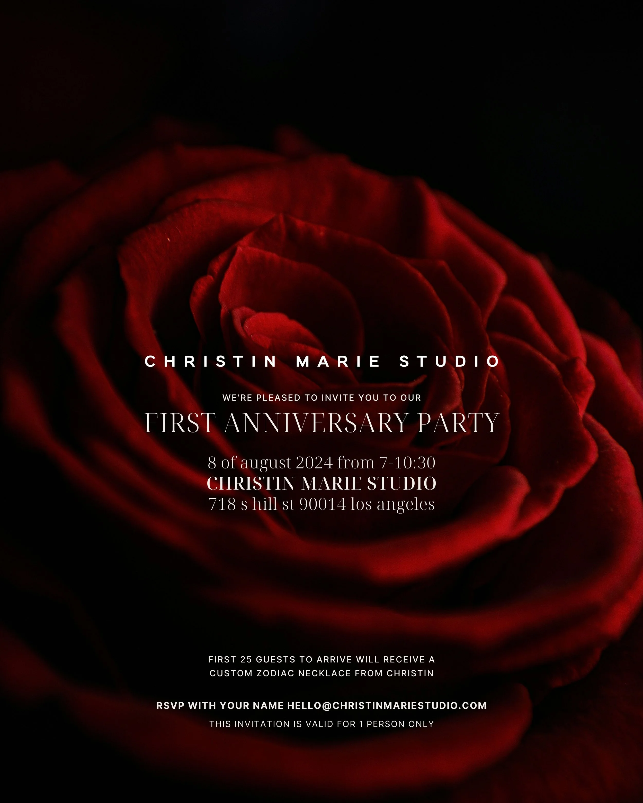 Graphic Design, Digital Invitation