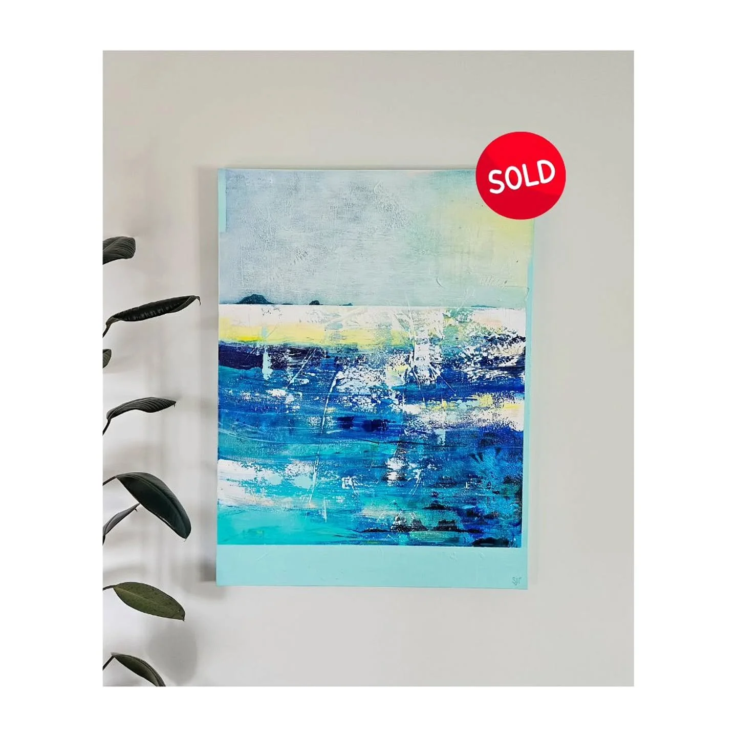 I found out today that my beautiful big painting 'All At Sea' sold late this afternoon, on the last day of the @taurangaartsoc Art Expo!

I was so happy when I found out I shed some happy tears and of course had a little dance (as you do!). 🥹💃 This