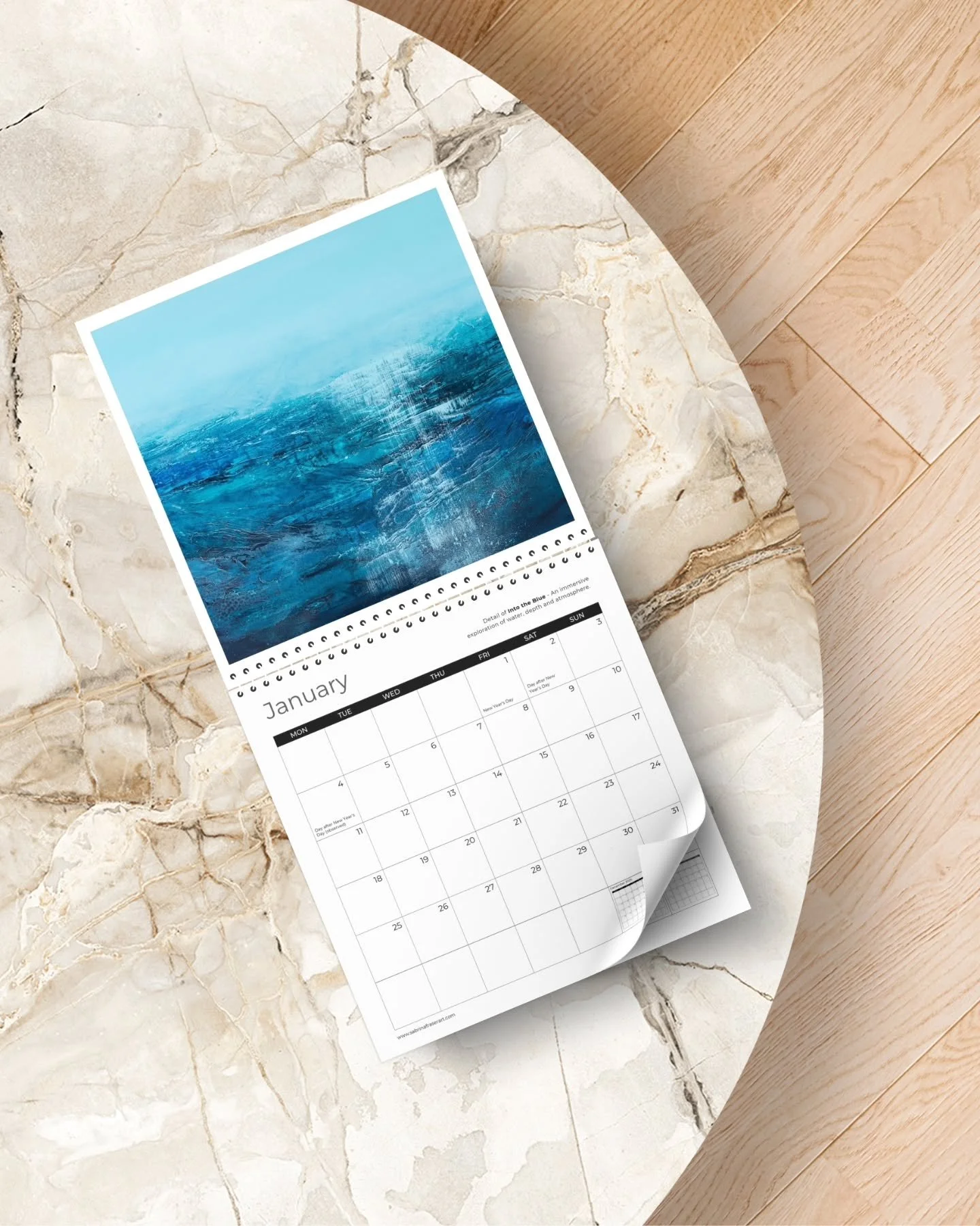 The blue colour story 💙 

From expansive skies to shifting waters, these four months bring together some of the cooler tones featured throughout my 2027 calendar.

For me, blue evokes a sense of space, calm and reflection.

Which month catches your 