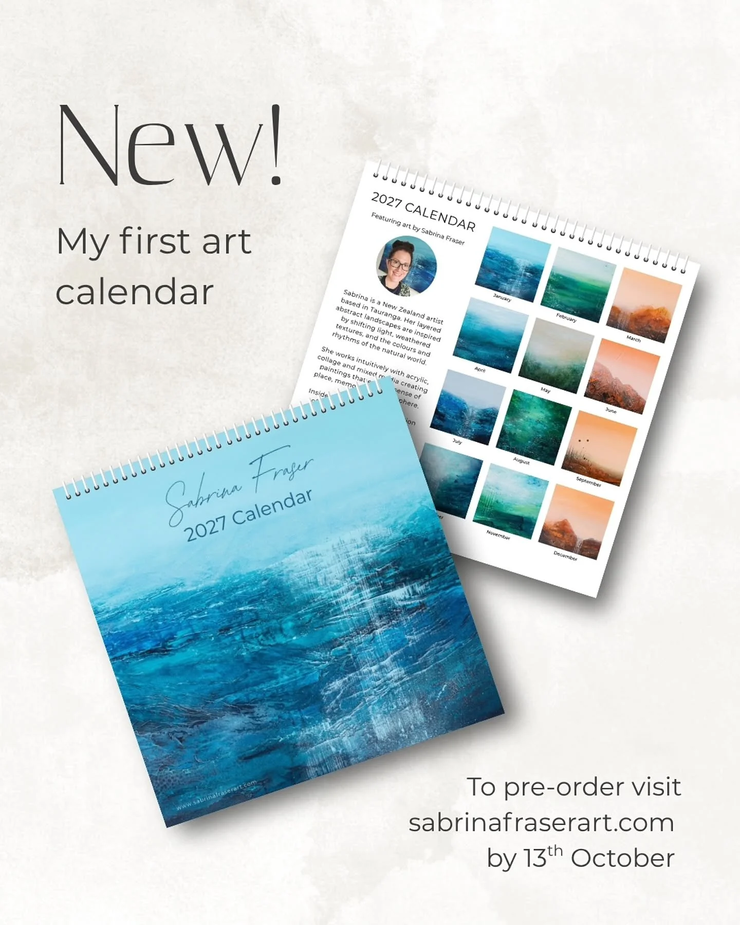 🎉 My 2027 calendar is officially live!

Pre-orders are now open to everyone until 13th October.

I'll only be ordering a very small amount of additional calendars for in-person events, so if you'd like to secure your copy (or 3) now's the time.

Tha