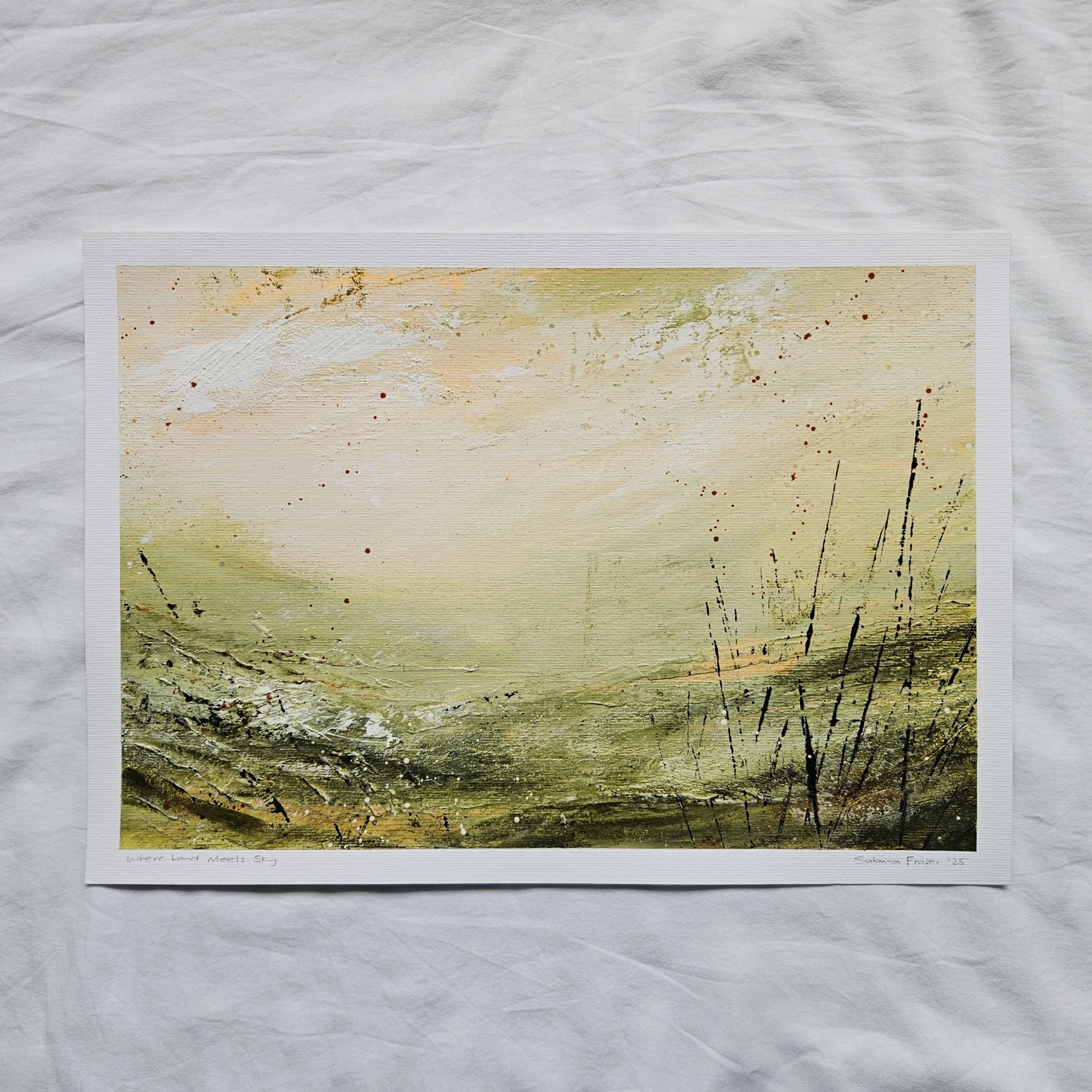 Where Land Meets Sky (A3)