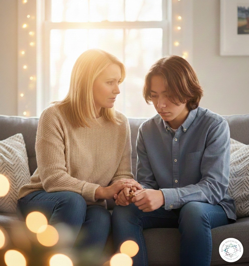 It&rsquo;s not &ldquo;overreacting.&rdquo; It&rsquo;s feeling deeply. 💙

Children and adults with autism can experience emotions very strongly.

Acknowledging and validating their feelings helps them feel seen, understood, and supported.

Validation