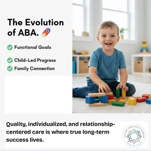 ABA has come a long way. 🚀

While early methods built our foundation, 2026 research continues to refine how we support progress. Current studies suggest that more hours aren't always the answer&mdash;quality, individualized, and relationship-centere