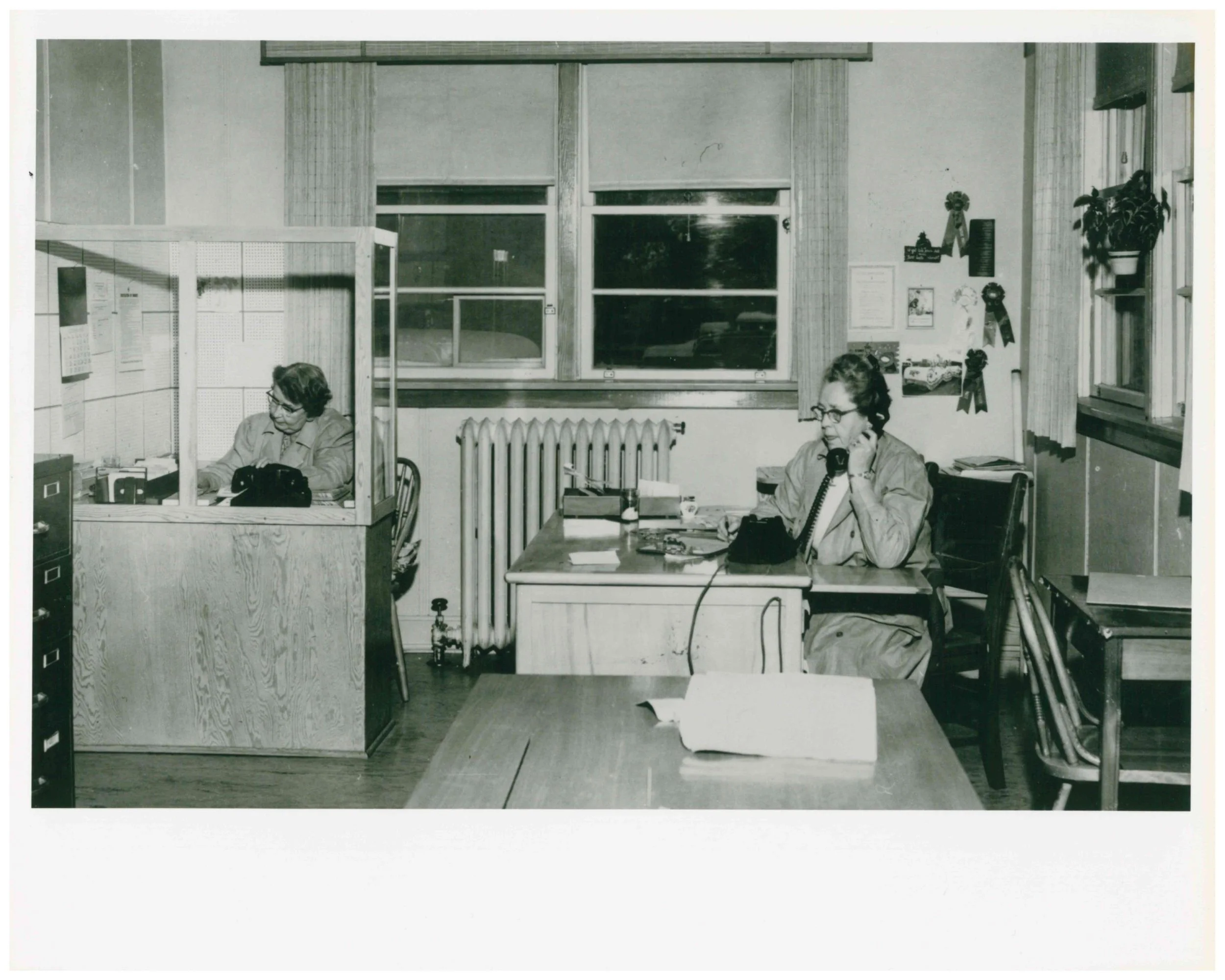 Women working at Lougheed House during the Red Cross era