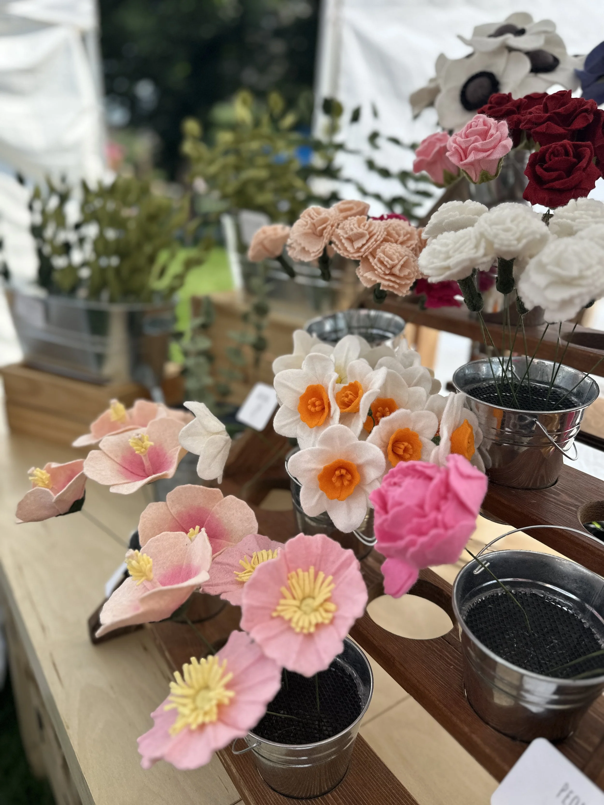 Felt flowers for sale