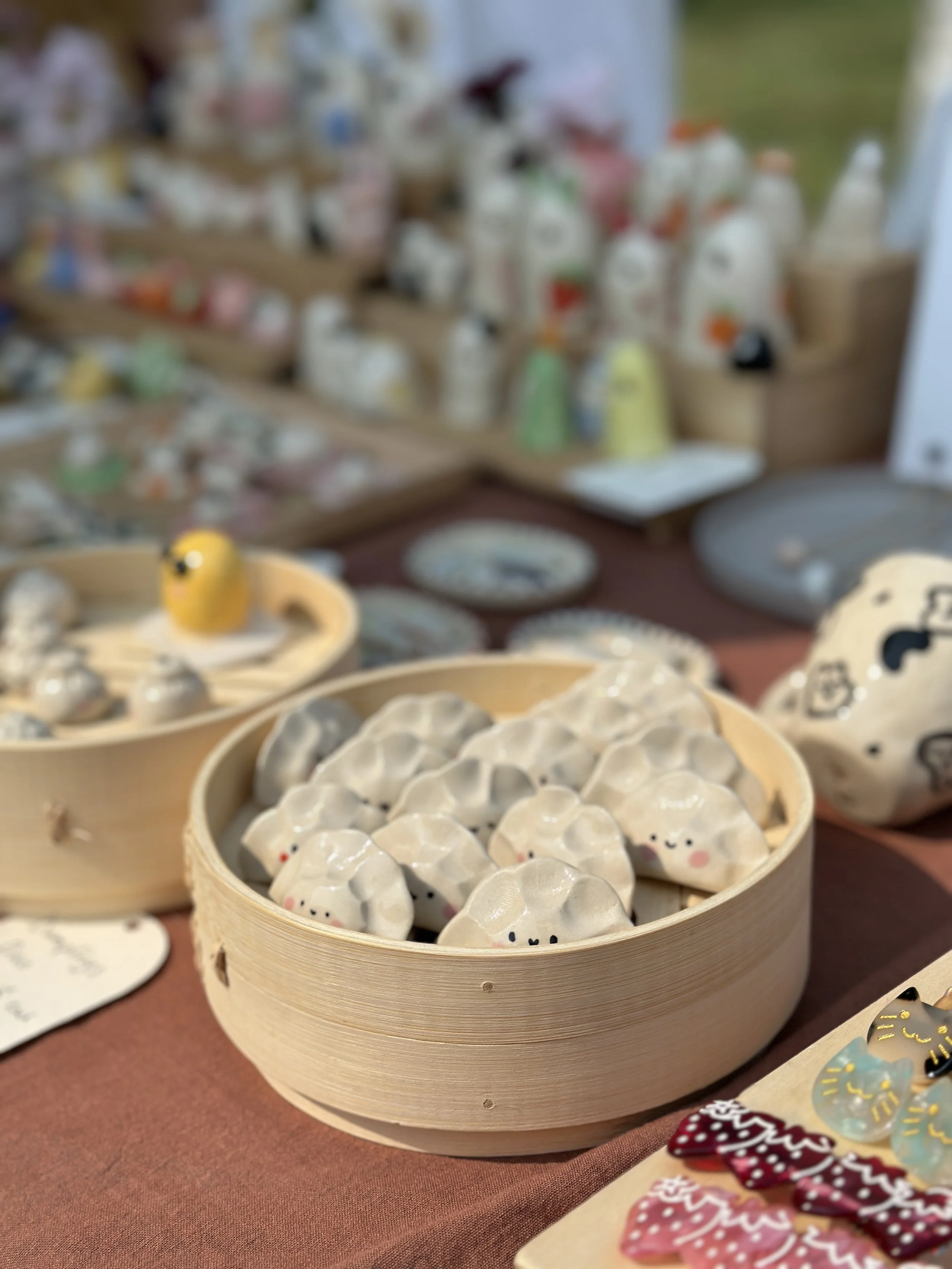 Clay dumplings