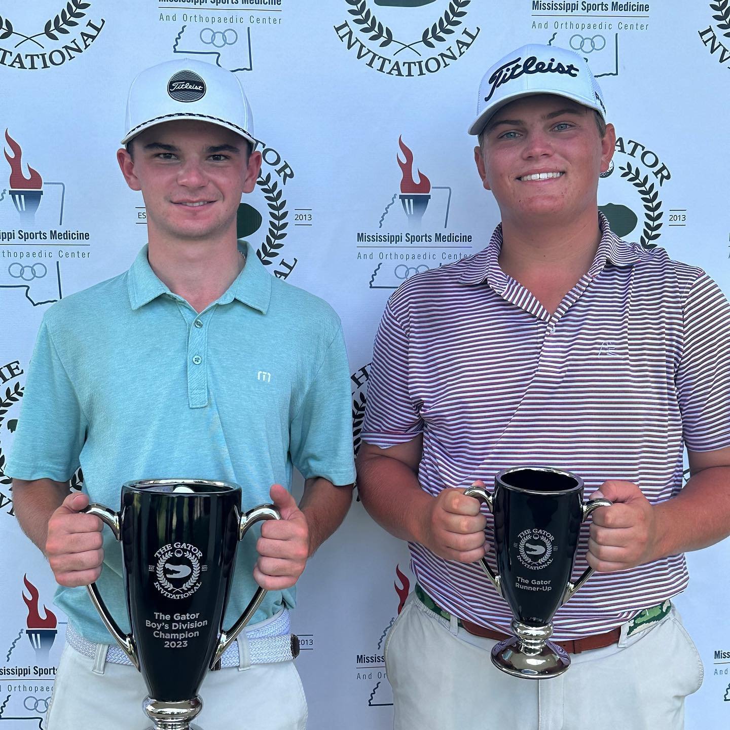 Congrats to our 2023 Gator Invitational Champion, Camden Goldknopf and our Runner Up, Cooper Solberg!