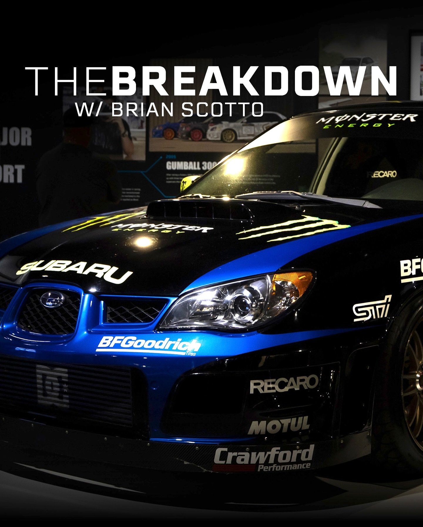 THE BREAKDOWN &mdash; Find the episode through the link in the bio!! 🔗 We linked up with Brian Scotto for a deep dive into one of the most important cars in Hoonigan history&mdash;Ken Block&rsquo;s OG Gymkhana ride, the 2005 Subaru WRX STI that kick