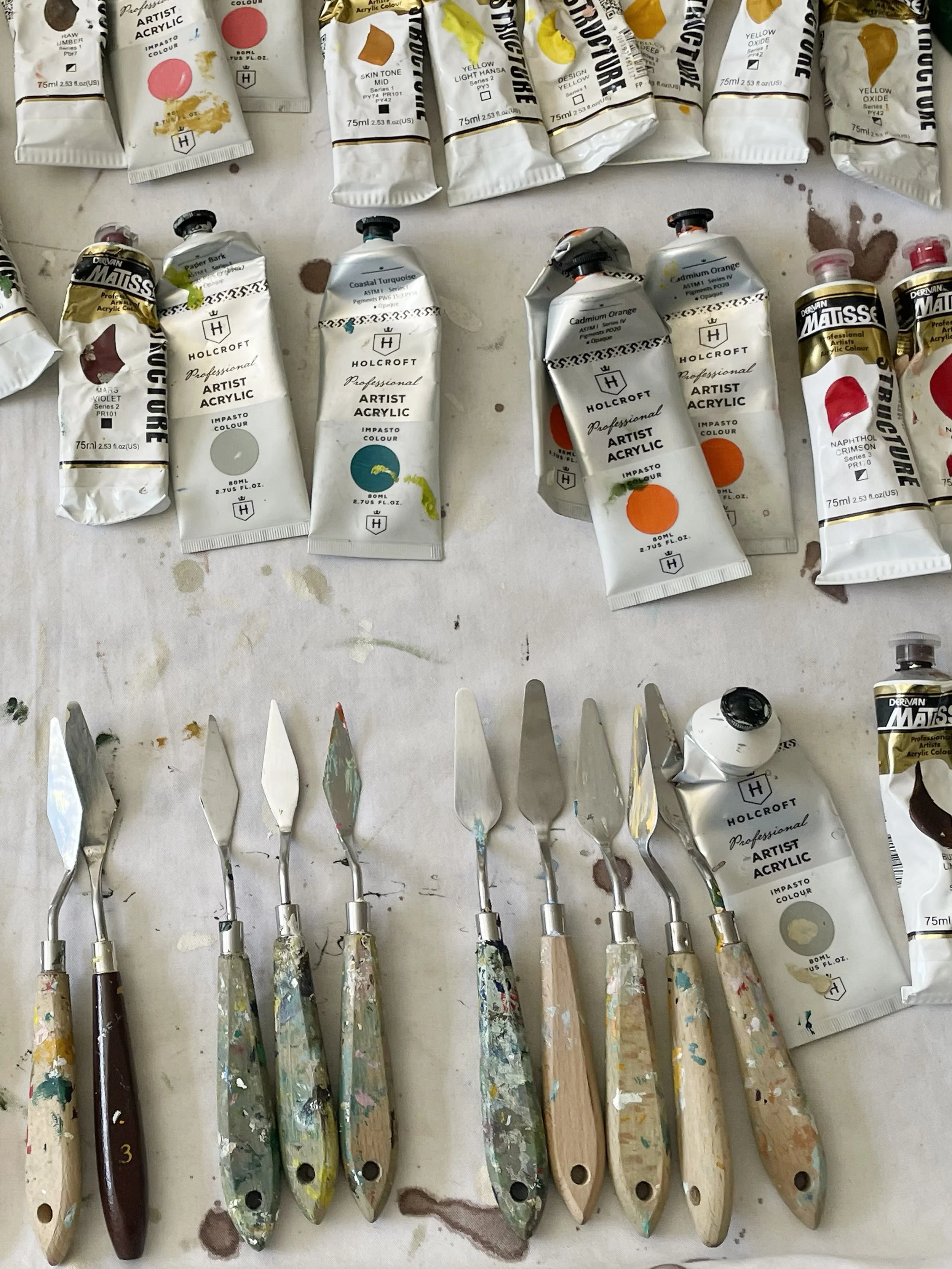 'Palette Knife Play' Workshop - SUNDAY 22 MARCH 2026