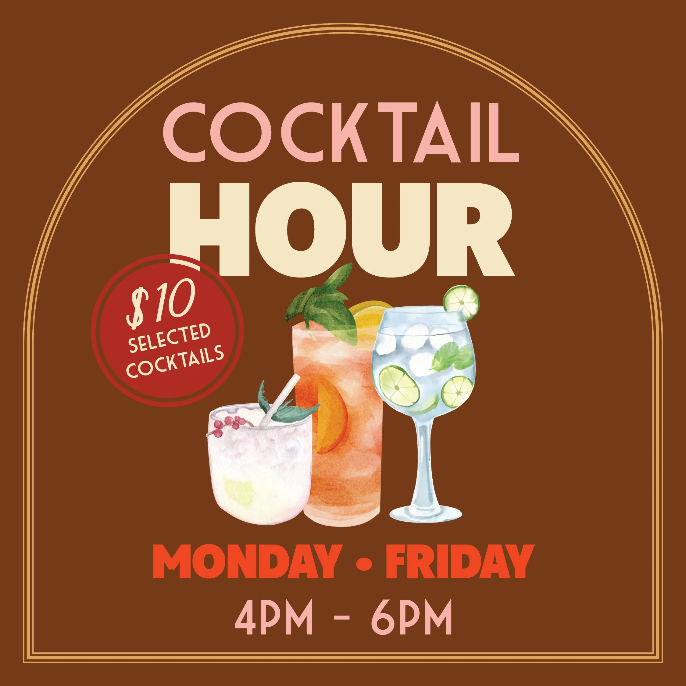 WEEKDAY COCKTAIL HOUR