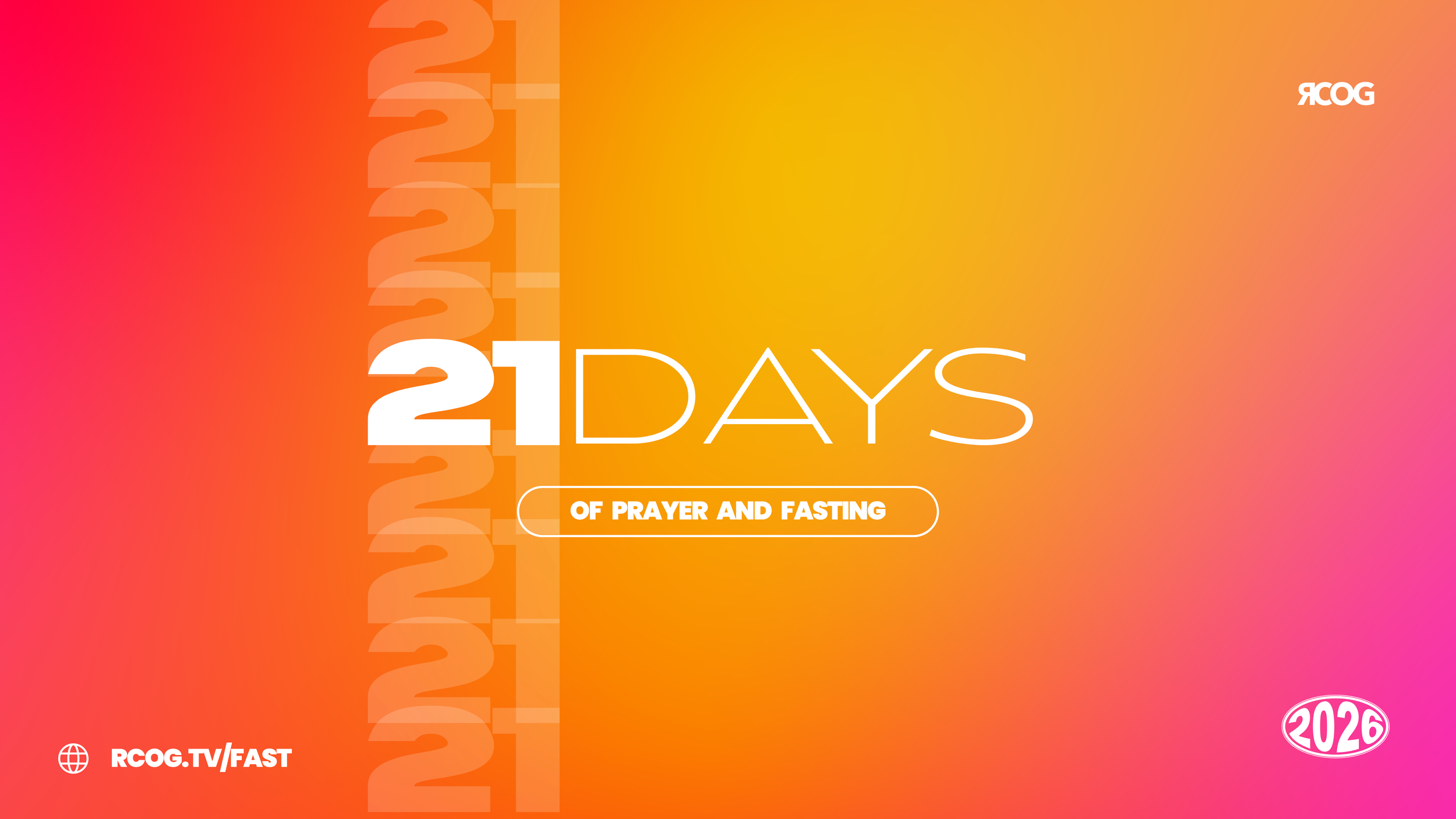 21 Days of Prayer and Fasting