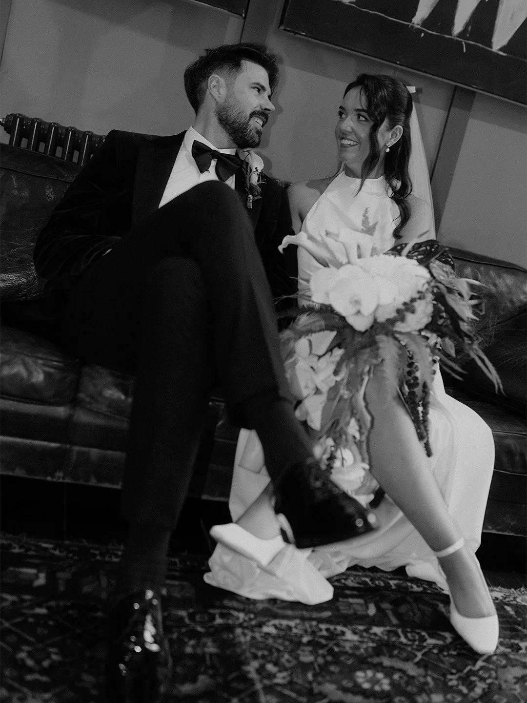 Cosy celebrations at @theloft_templepatrick for Lauren &amp; Tony.

⚡️

@solsticevisuals
@chloelowrymakeupartist
@aoifefergusonbridalhair
@harlandmusicduo
@discobeardmusic 
@shonassweets
@petticoattailsireland
@reflectionsbridallisburn
@strawberrylan