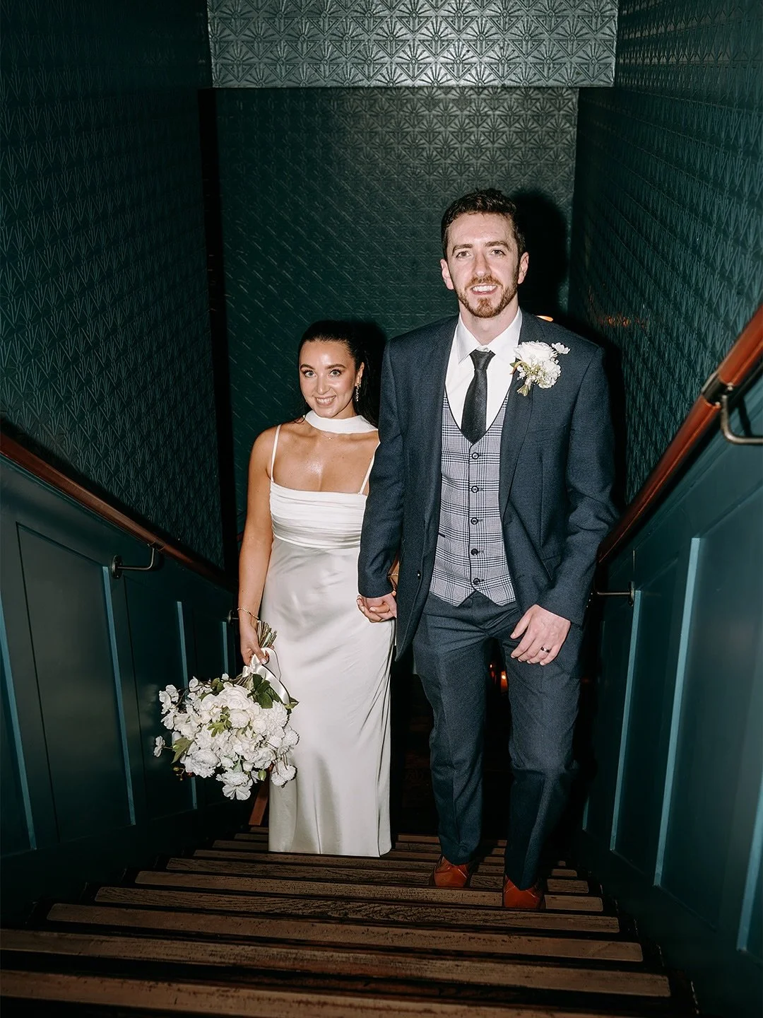Double dates in dress changes with Anna &amp; Ryan at City Hall and @parisienbelfast.

⚡️

@solsticevisuals
@letsfaceitcreation 
@thebeautystandard.uk 
@gowdys_belfast 
@louslittlecakes 
@starlingents