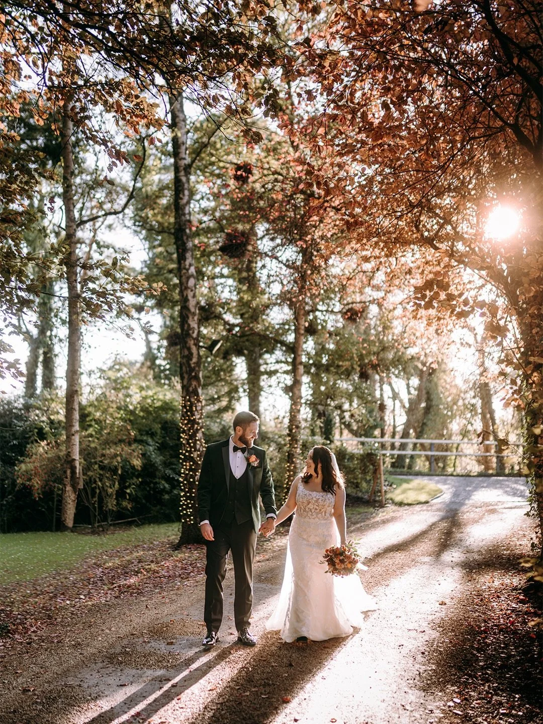 A moodlit, woodland wedding with Eimhear &amp; Matt at the @stationhh back in early autumn.

⚡️

@solsticevisuals
@rubythecelebrant
@aoifefergusonbridalhair
@ailbhelynch
@emershearerharpist
@arco_stringquartet
@hannahsfloristholywood
@collarandtielis