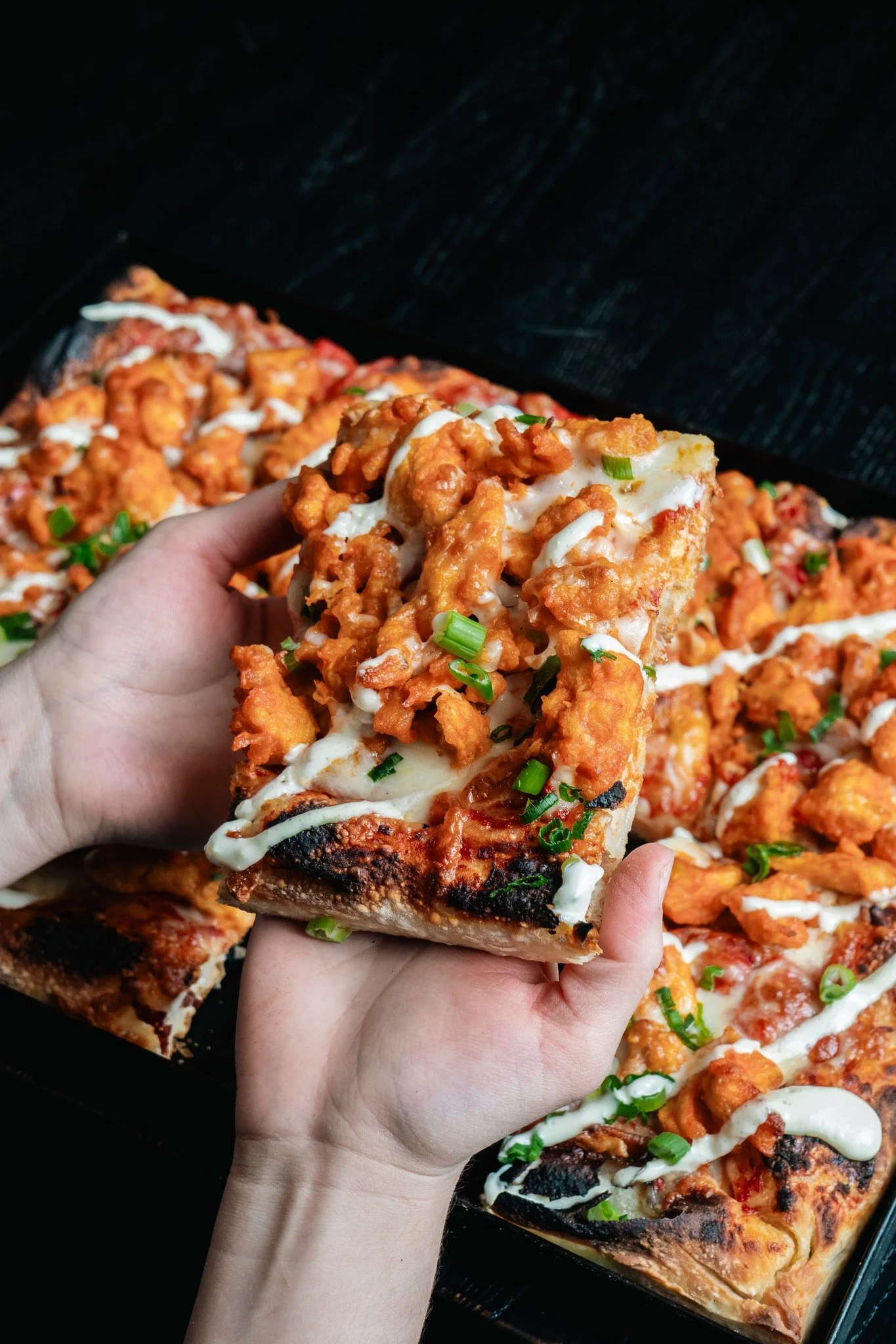 It&rsquo;s not just the weather getting warmer 🔥&mdash;things are heating up in the kitchen too!
Check out the classic fan-favorite: Buffalo Chicken Pizza. One slice? Yeah&hellip; you&rsquo;ll probably want more! 🍕
.
.
#bostoneats #bostonfoodie #bo