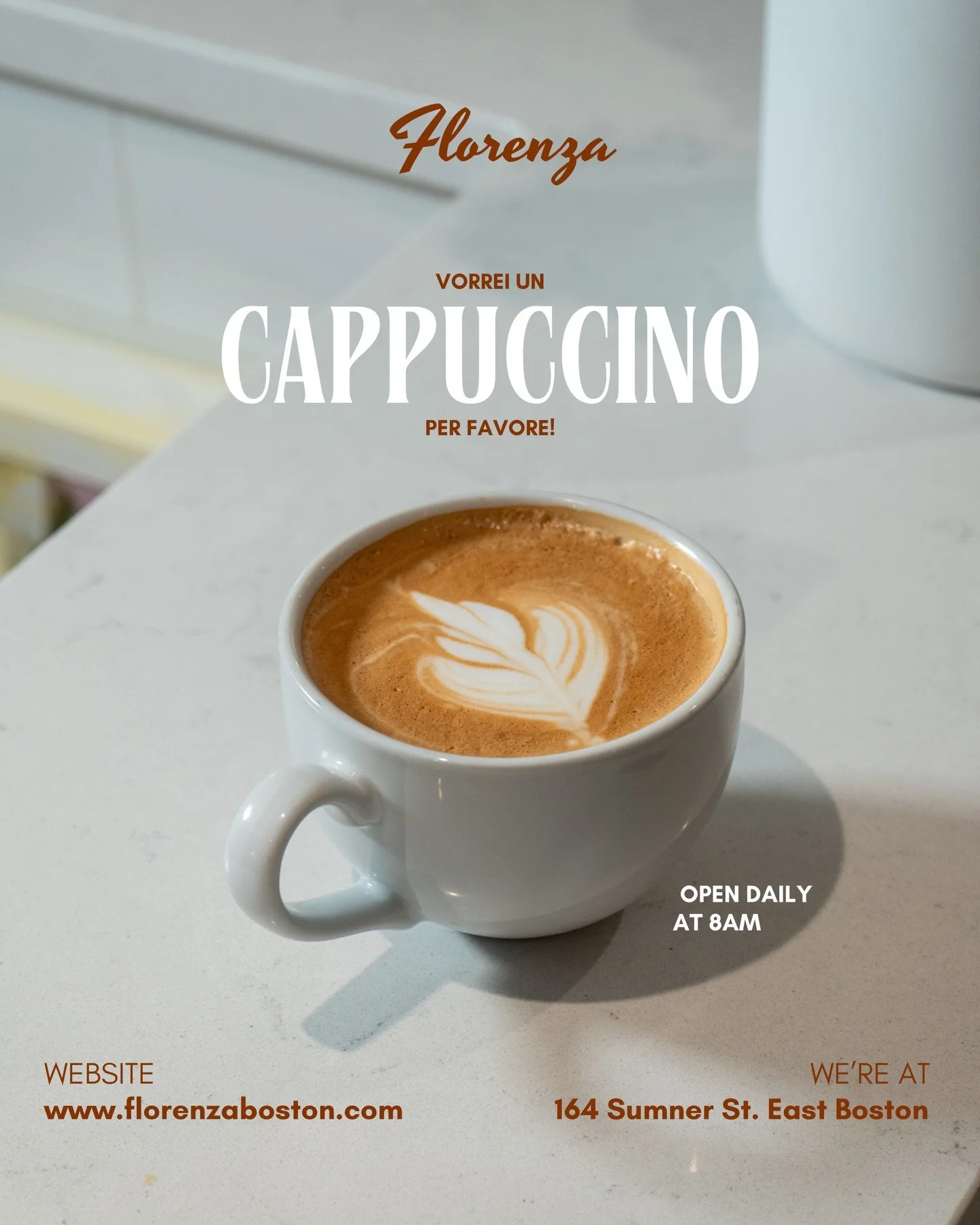 Mondays feel a little better with a perfect cappuccino in hand ☕✨

Start your week the Italian way &mdash; slow, cozy, and full of flavor 🇮🇹
One of the most iconic drinks, made just right to give your day that smooth boost.

Come take a break with 