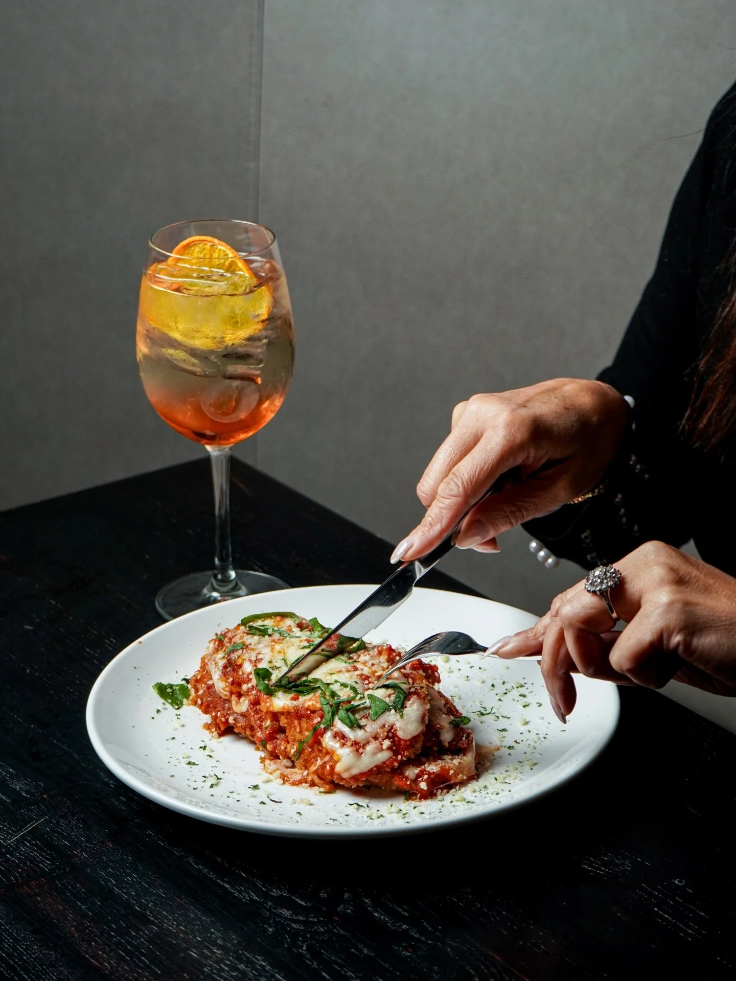 Introducing our Chicken &amp; Eggplant Parmigiana 🍝🍹

Honestly&hellip; there&rsquo;s no wrong choice here. Crispy parmigiana, melted cheese, and a Rosato Spritz on the side just feels like the perfect summer meal in East Boston ☀️

Join us today, b