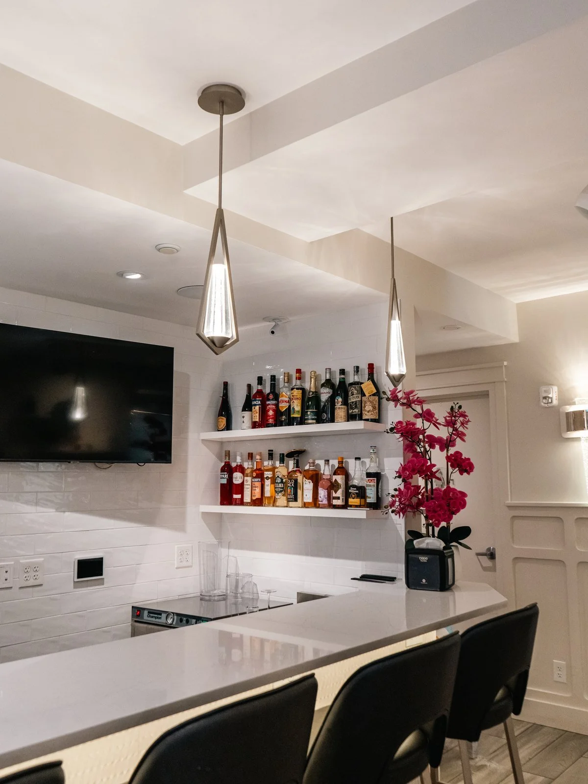 The bar at Florenza in East Boston