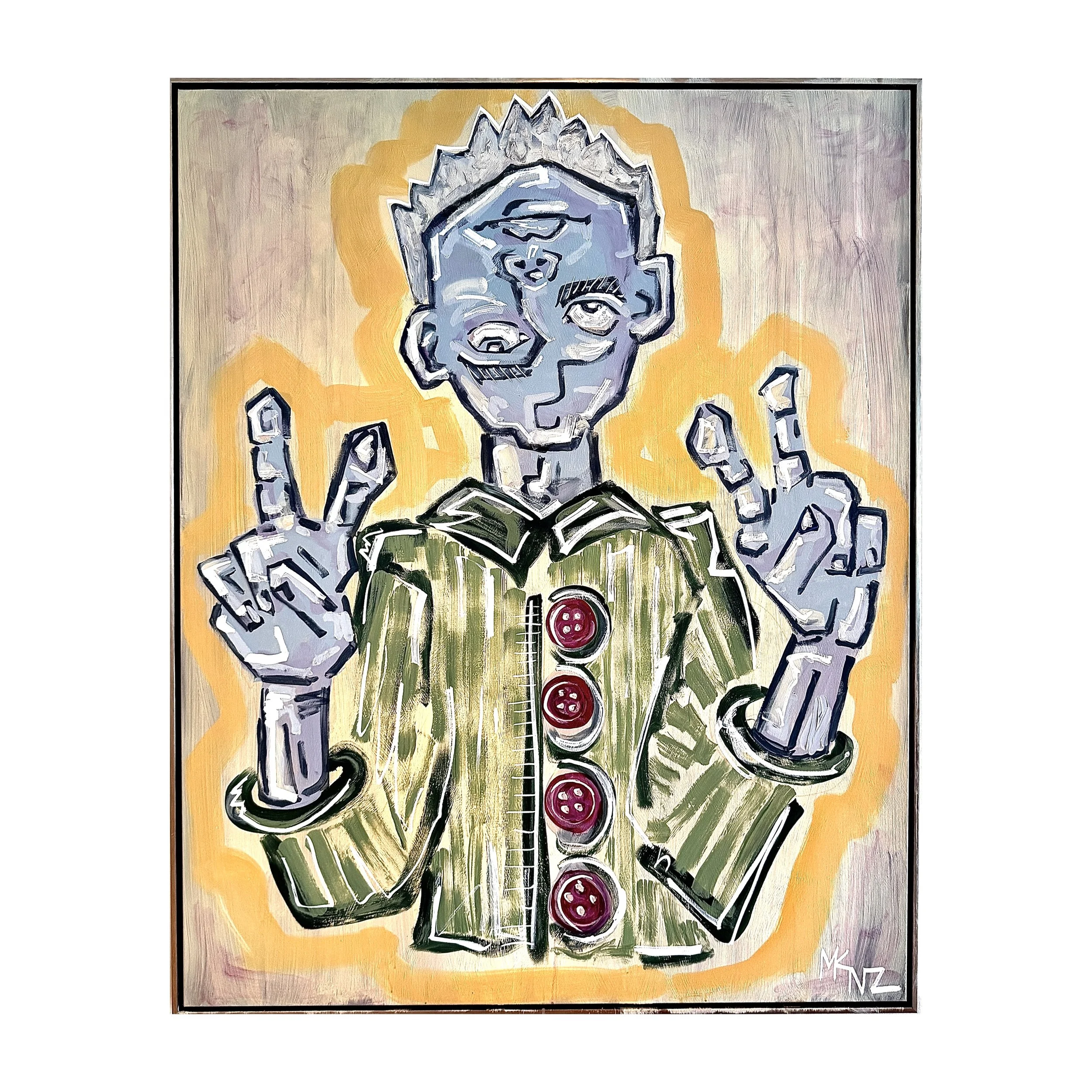 PC, acrylic on canvas, 6ft x 5ft , 2025 (comission)