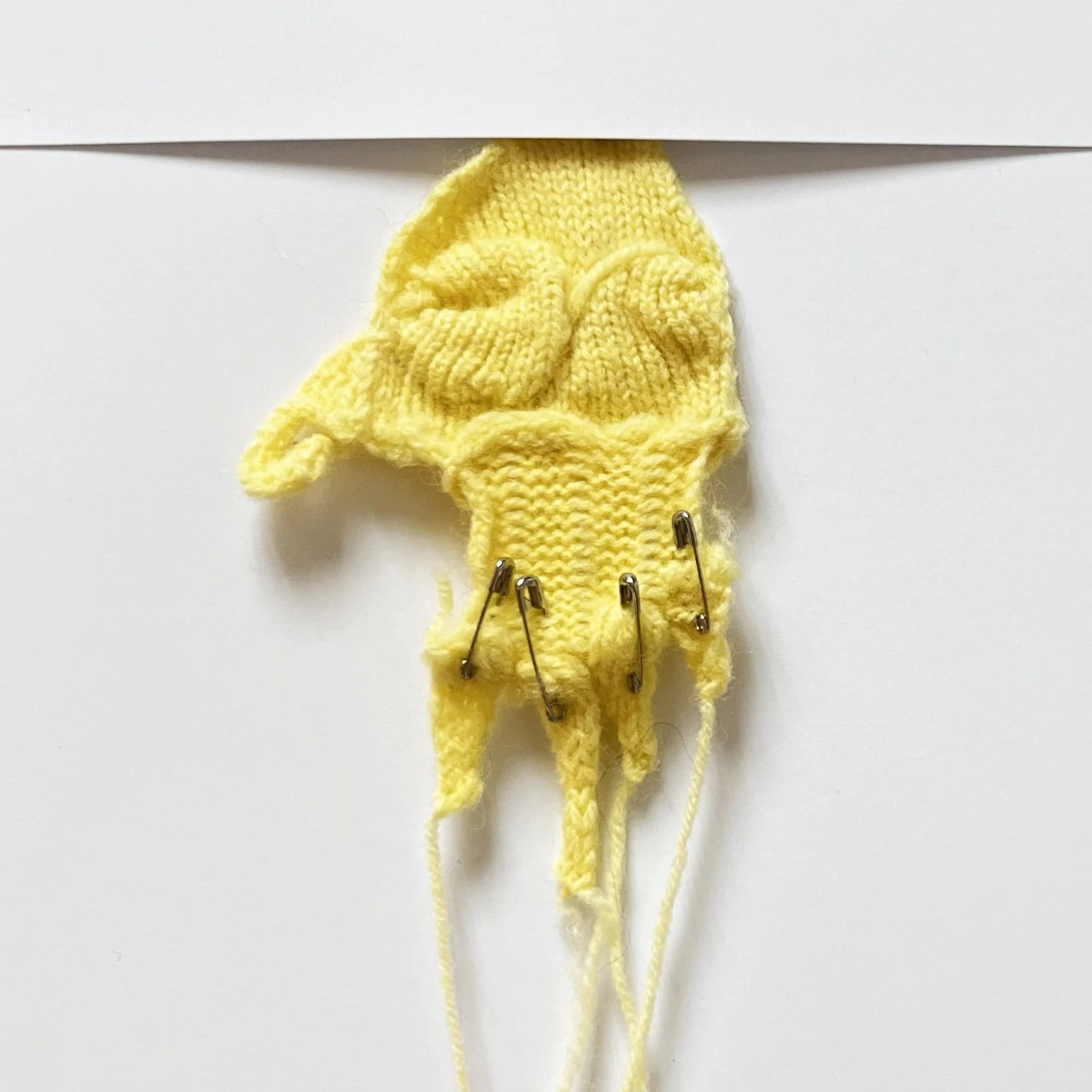 experimental hand, sculptural knit