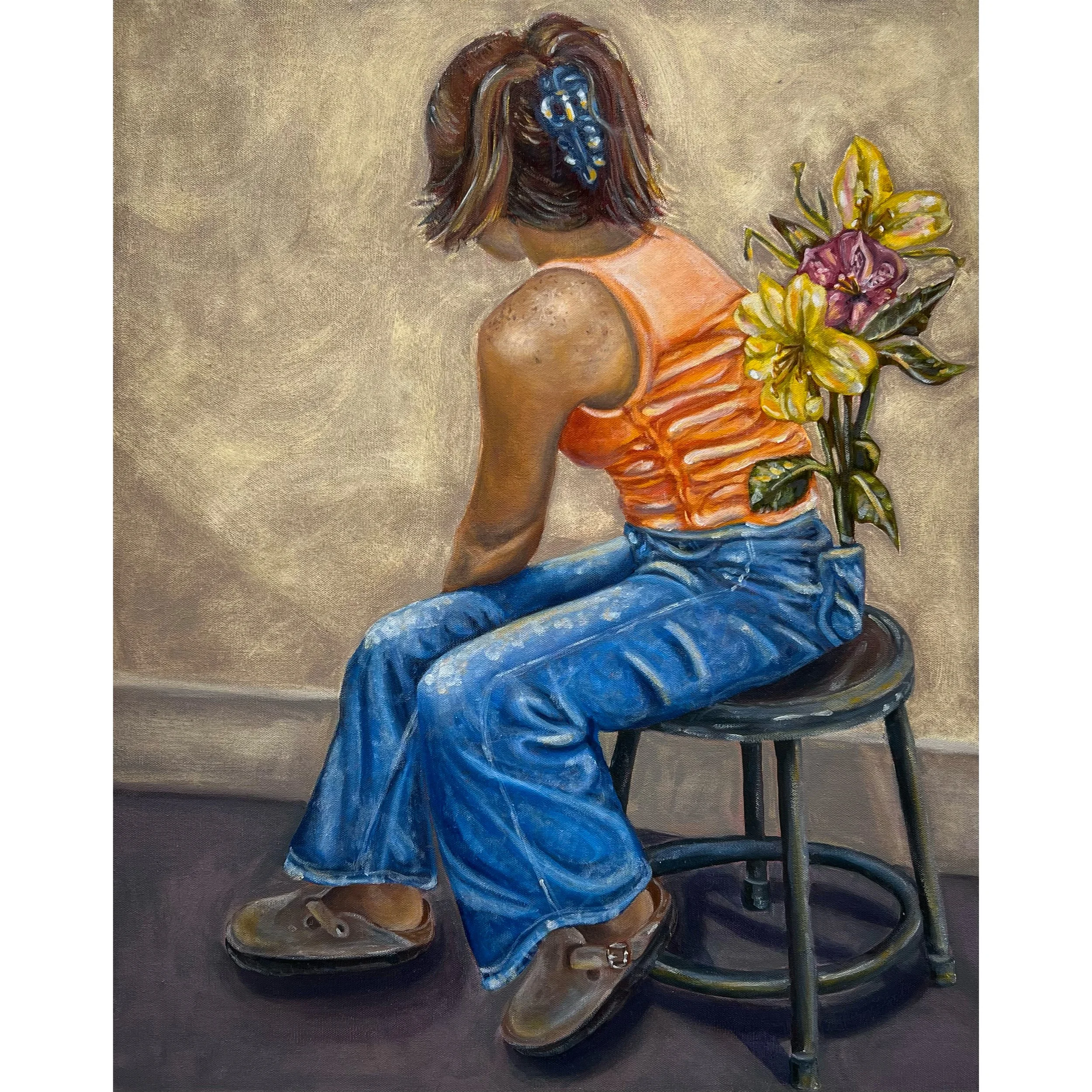 Lily's, oil on canvas, 2022