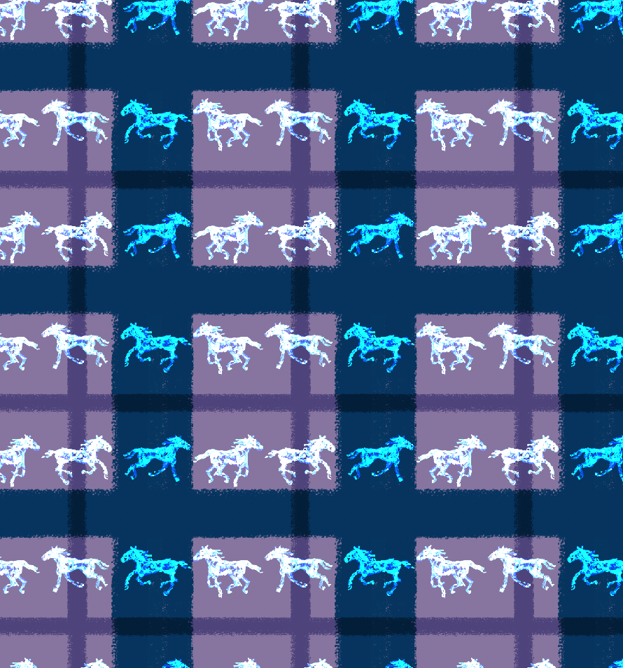 Running Free, watercolor & photoshop