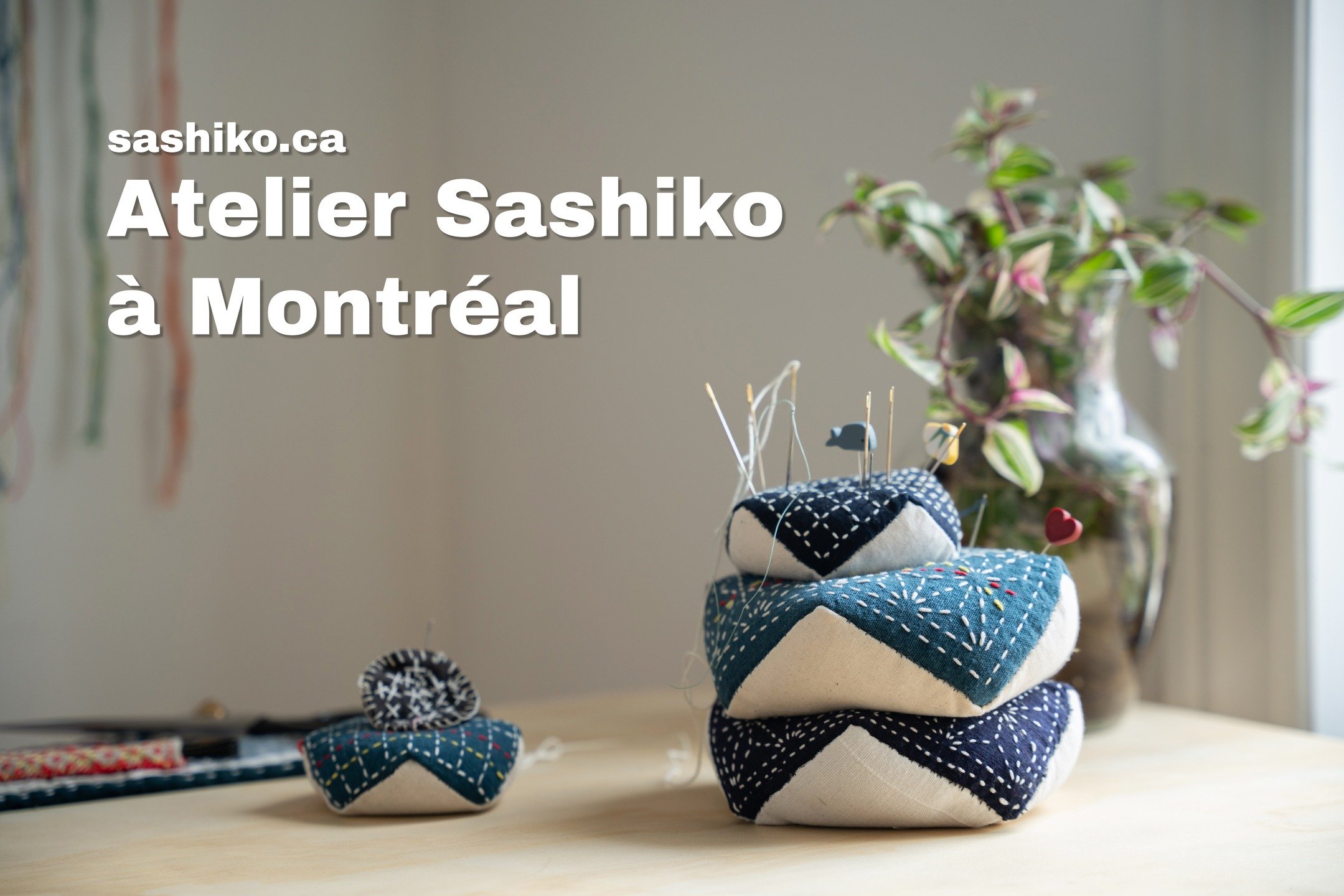 Participez &agrave; un atelier de sashiko et de raccommodage visible !
Apprenez la couture japonaise avec pleine conscience, cr&eacute;ativit&eacute; et sens pratique.
Inscrivez-vous sur sashiko.ca/workshops (lien dans la bio)

Join us for a Sashiko 