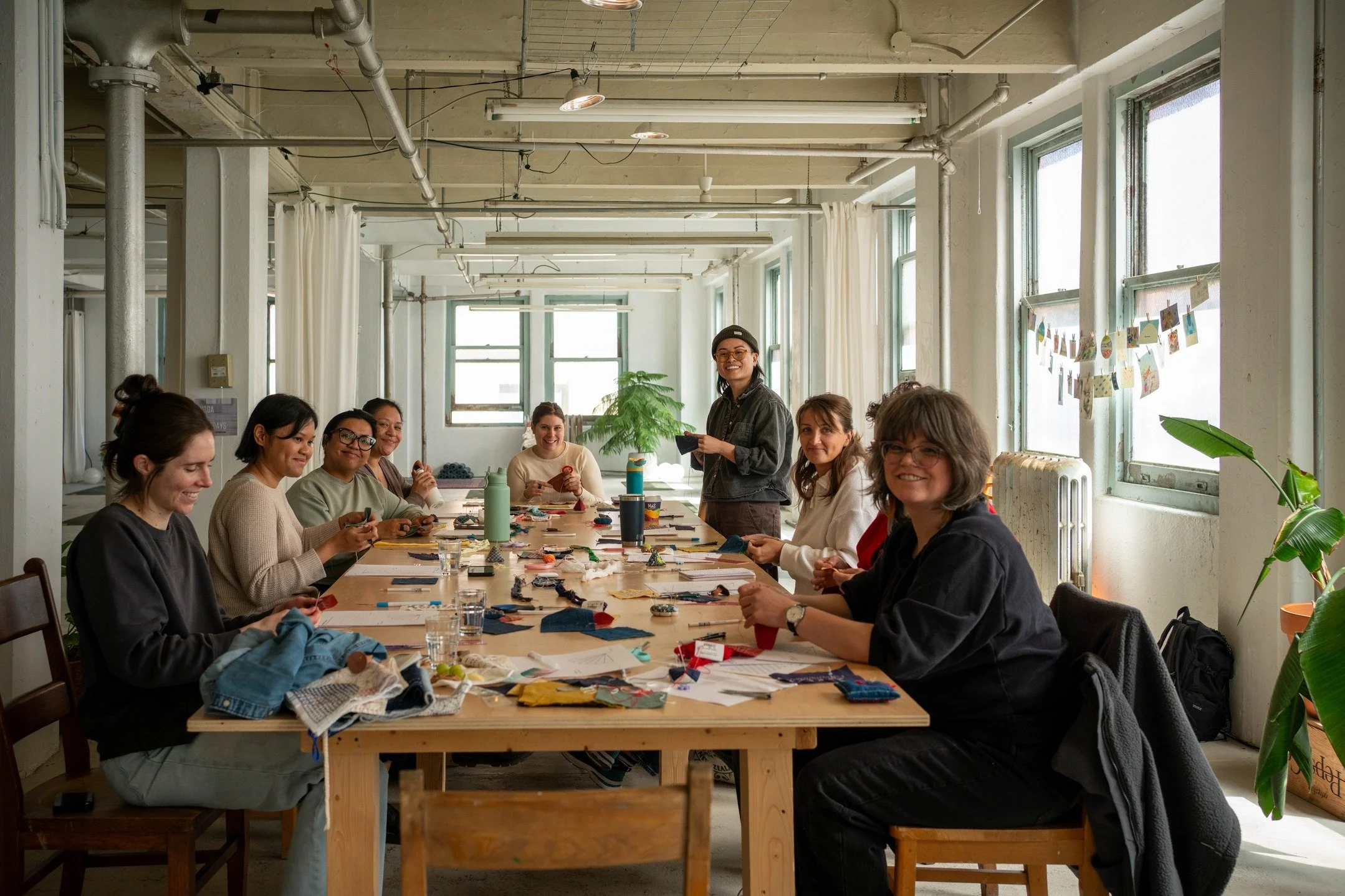 Two days, two workshops, and two groups of incredibly lovely and passionate participants! ✨
The workshops in Winnipeg went so well. Thank you all for coming and stitching with me!
A big thank you to @thethirdplacewinnipeg and @lilaxstudio21 for their