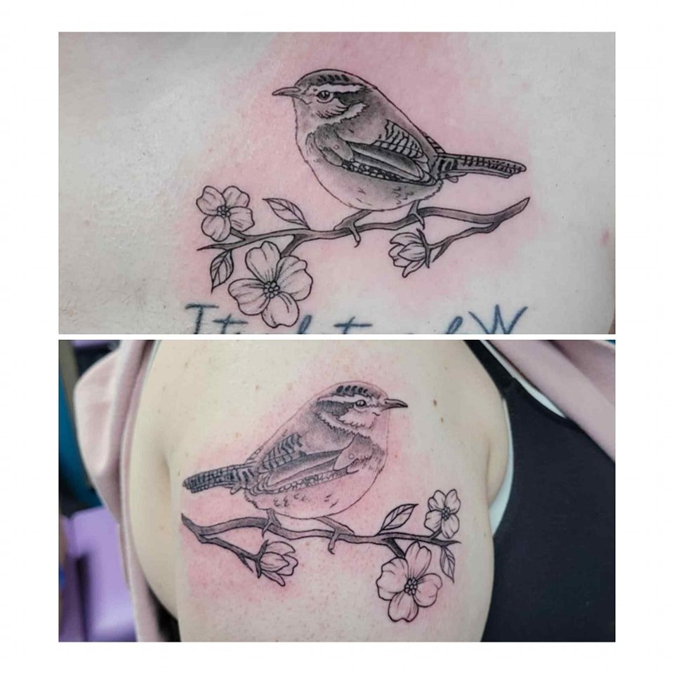 Matching mom and son tattoos! Thank you Cami and Isaac! Tattooed by Kendra @kendra.thorn.tattoo