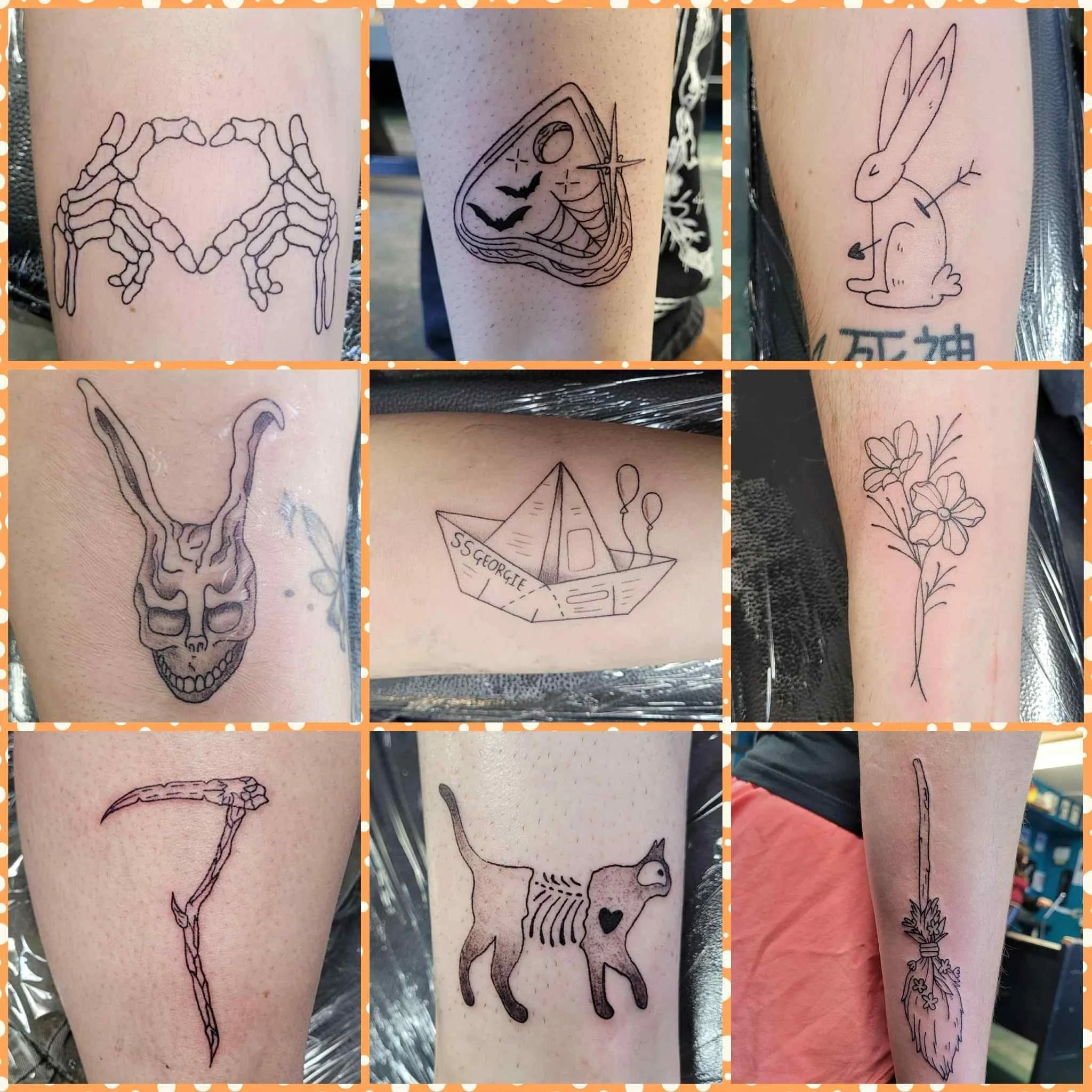 I had a lot of fun with our flash sale this last weekend, here's some that I did ! Thanks for coming! -Kendra @kendra.thorn.tattoo