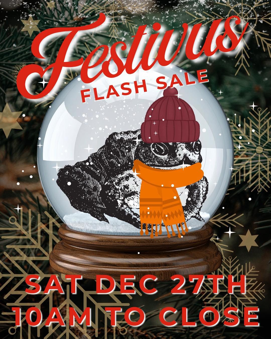 &lsquo;Tis the season 🫡🎅 Need a little pick-me-up after hanging with the family Christmas week? Well look no further and come get a new discounted tattoo or piercing at this one day only event, while you decompress and tell us all about how well yo