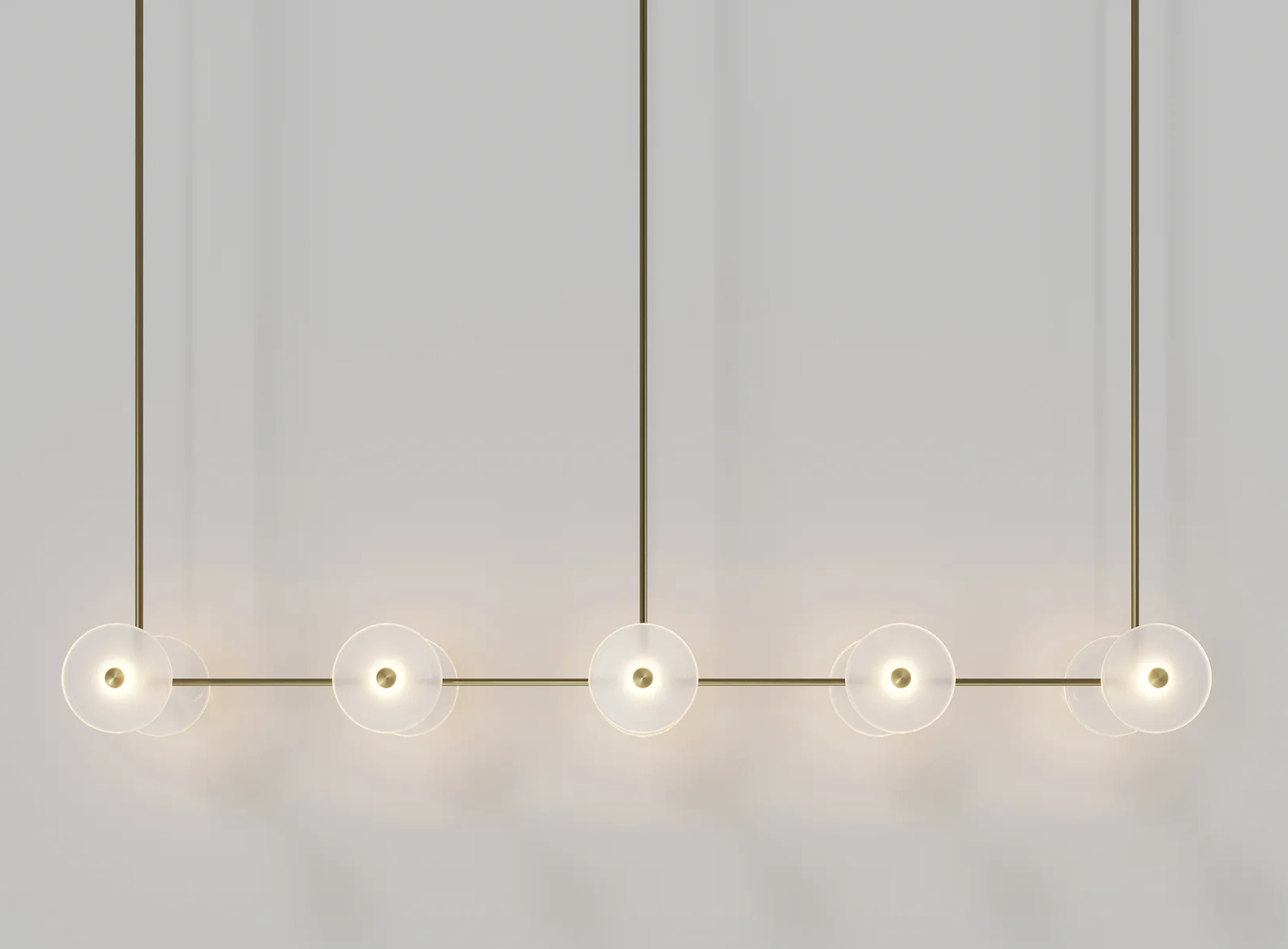 Rod Feature Light Coral Linear Rod — Lighting Options
