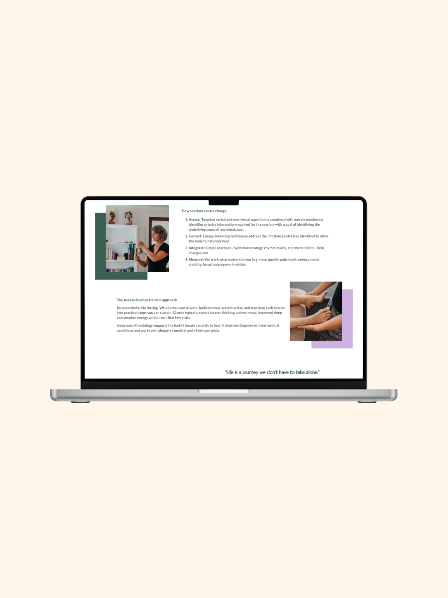 Access Balance Website Desktop Version