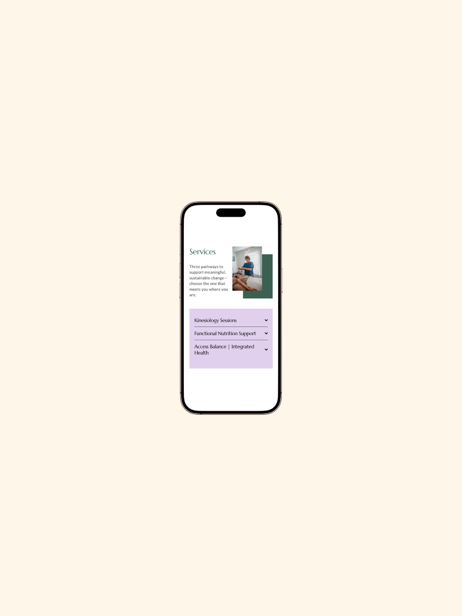 Access Balance Website Mobile Version