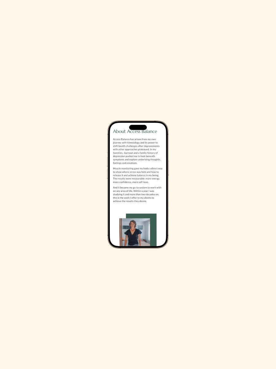 Access Balance Website Mobile Version